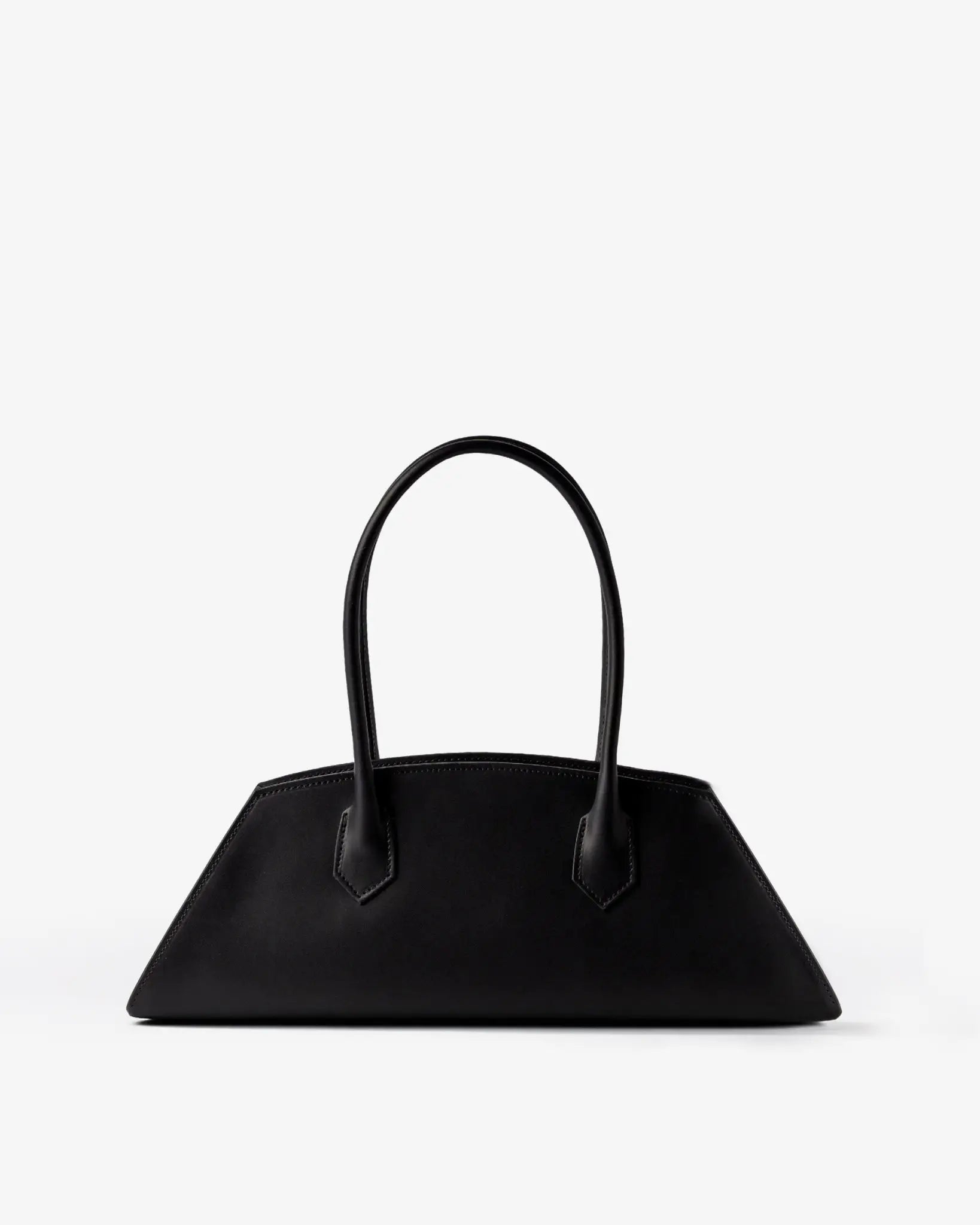 BASSOTTO in Pelle Black BORSAMADE IN ITALY