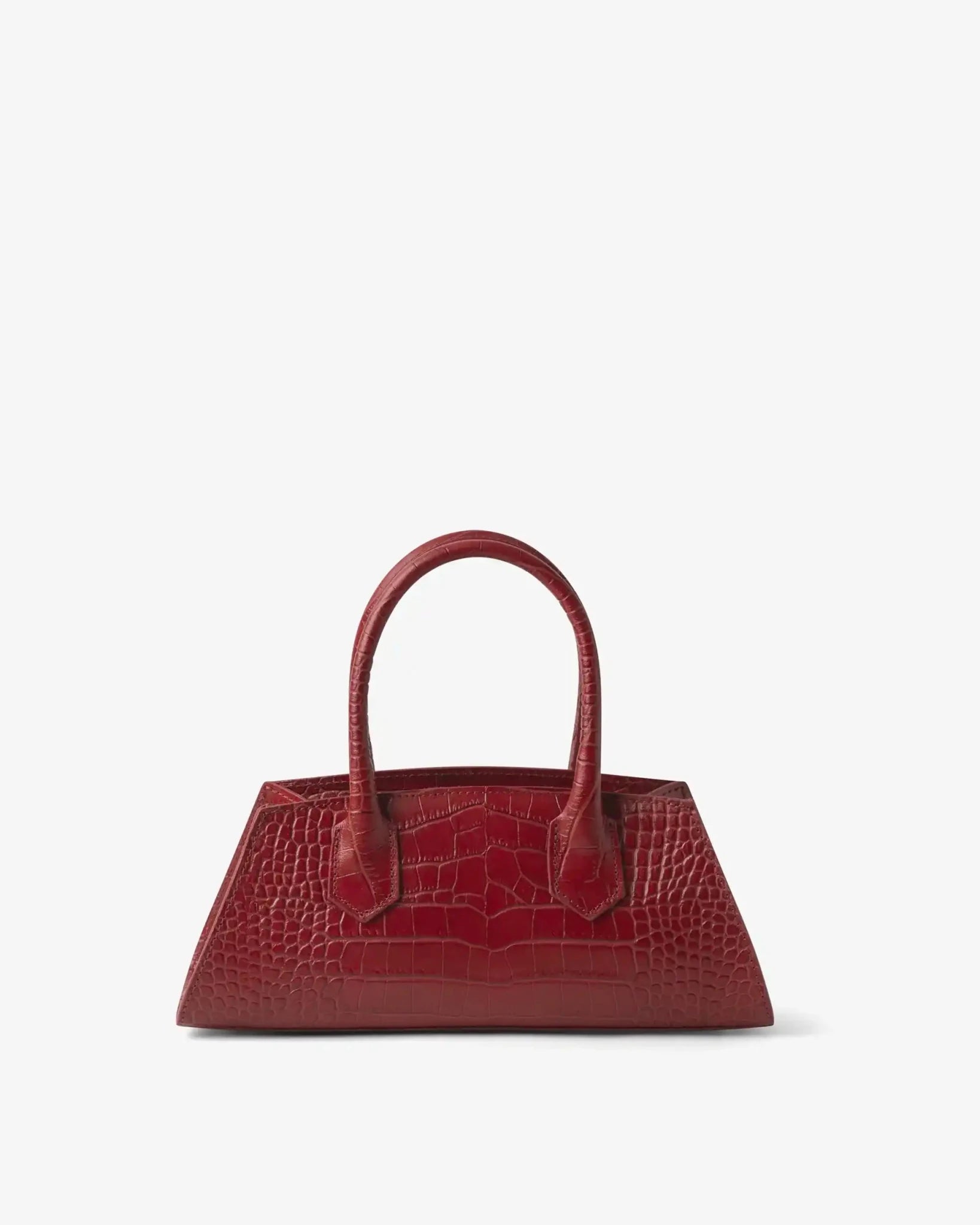Small Bassotto in Pelle Red Croc