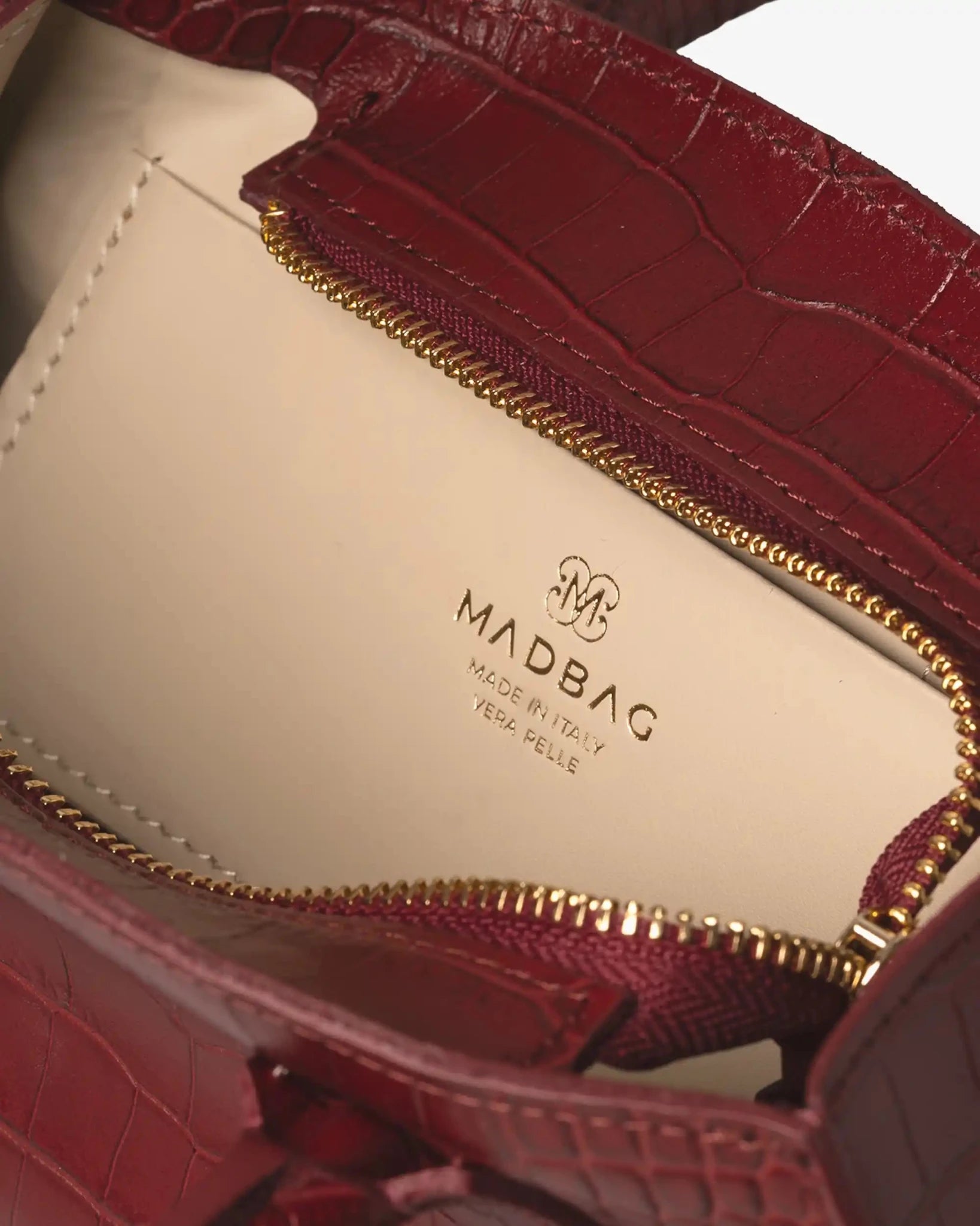 Interno borsa Small Bassotto Croc rossa