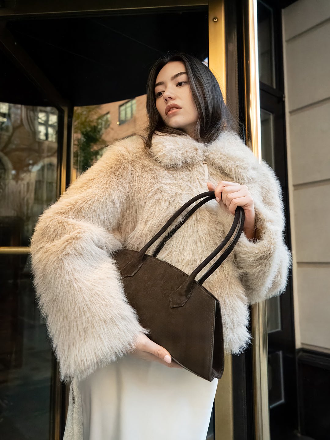 BASSOTTO in Pelle Suede Chocolate