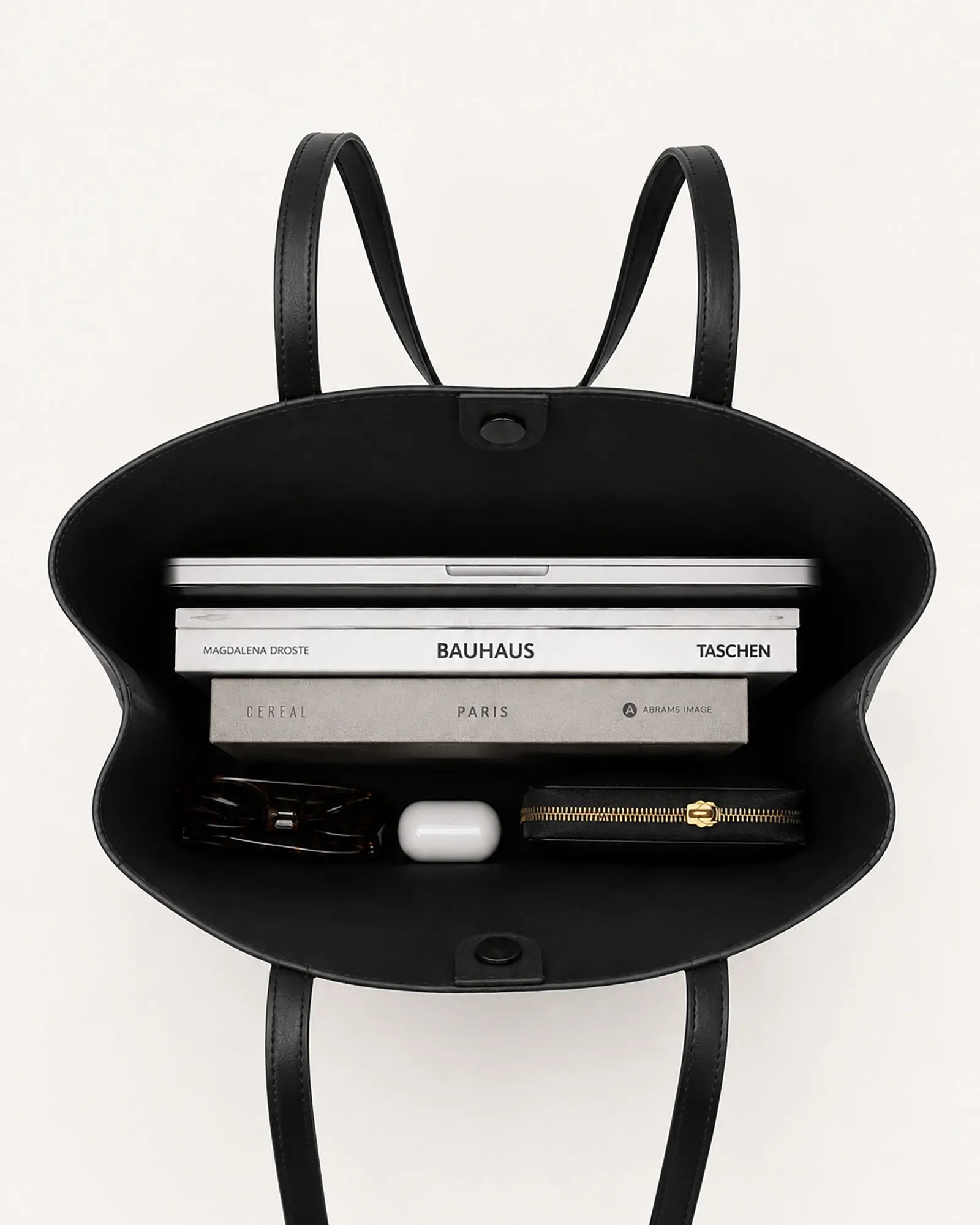 ANIMA Bolso de hombro de piel Sauvage Black