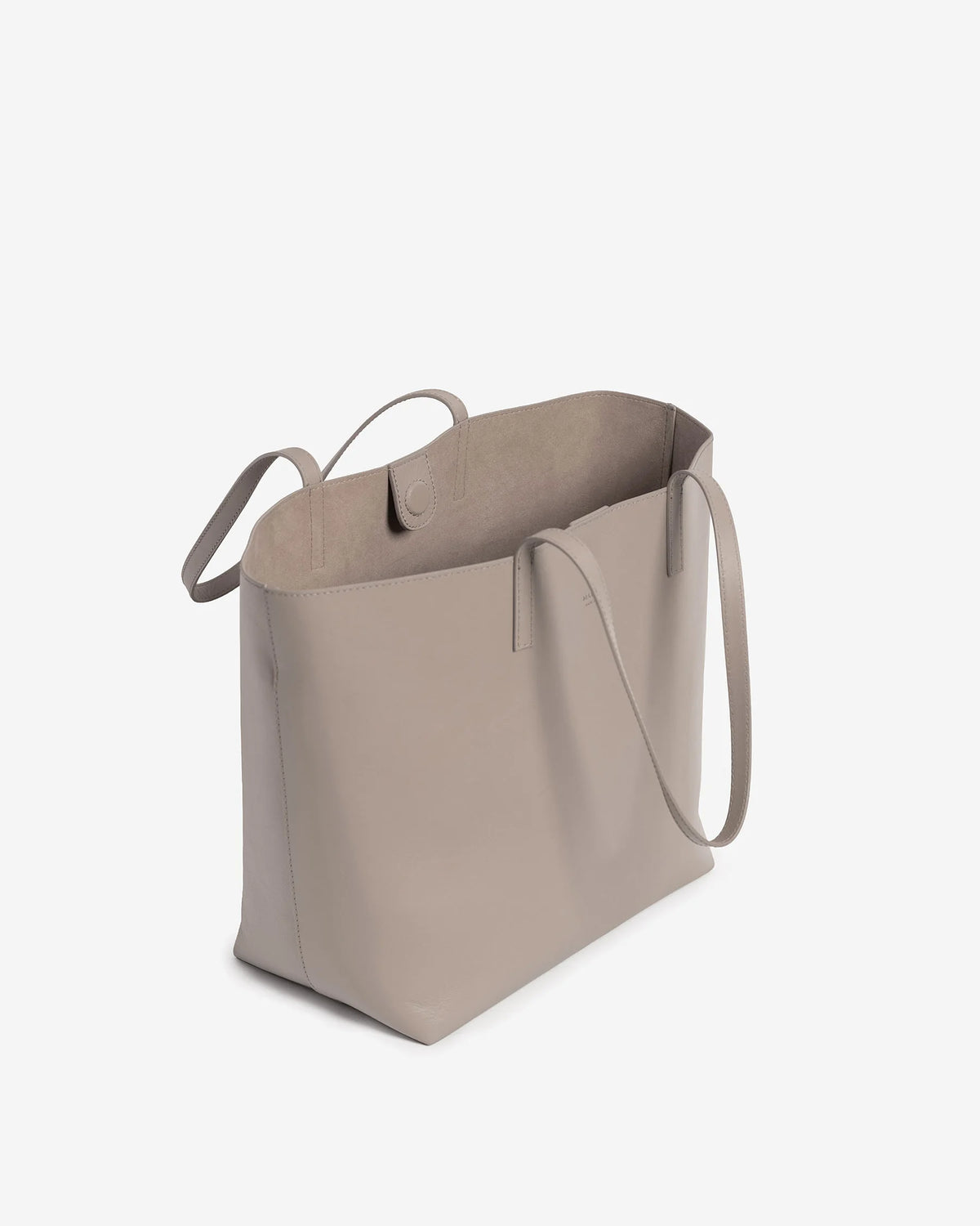 ANIMA Shoulder Bag in Black Sauvage Leather 