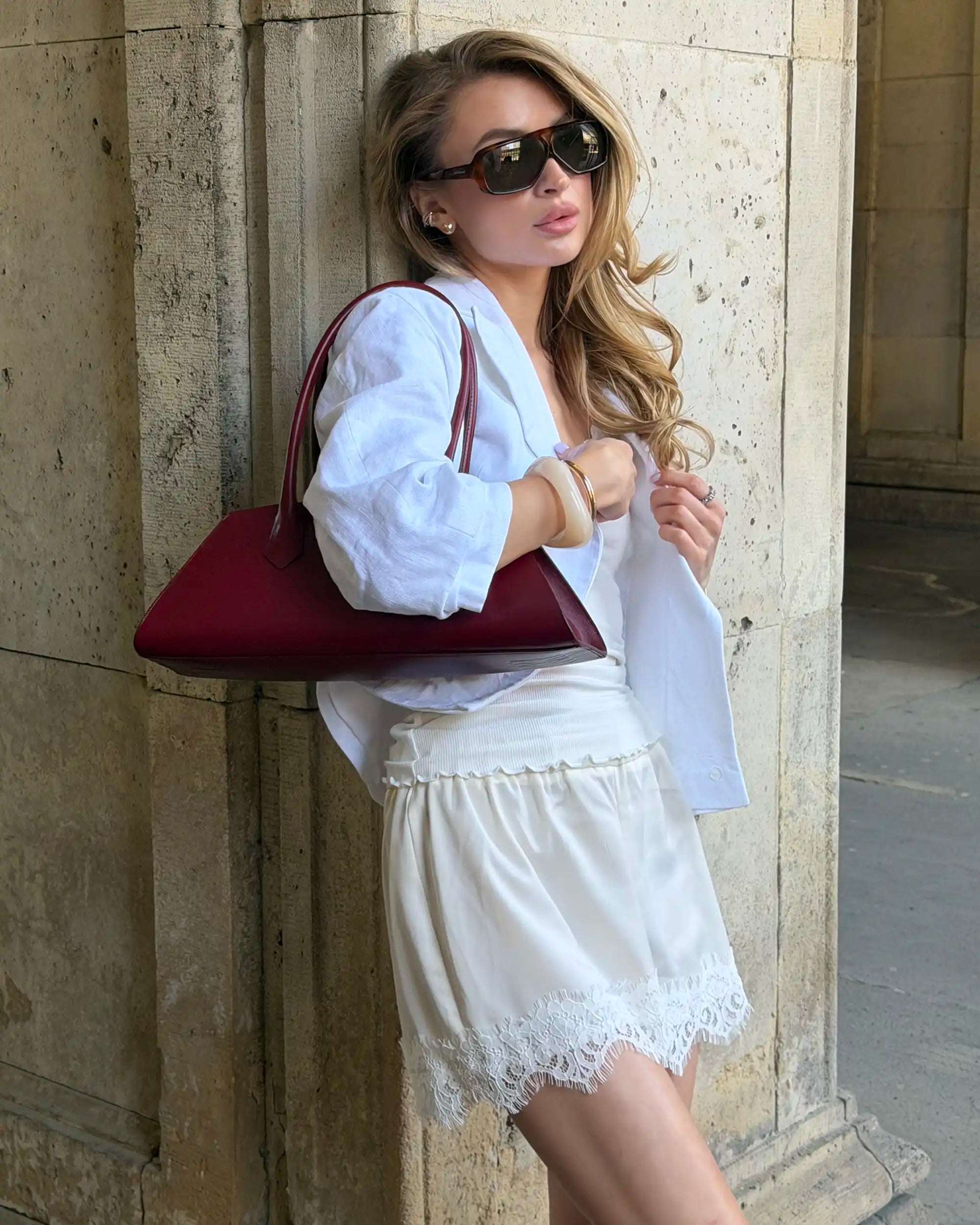 BASSOTTO in leather Bordeaux– Refined Edition