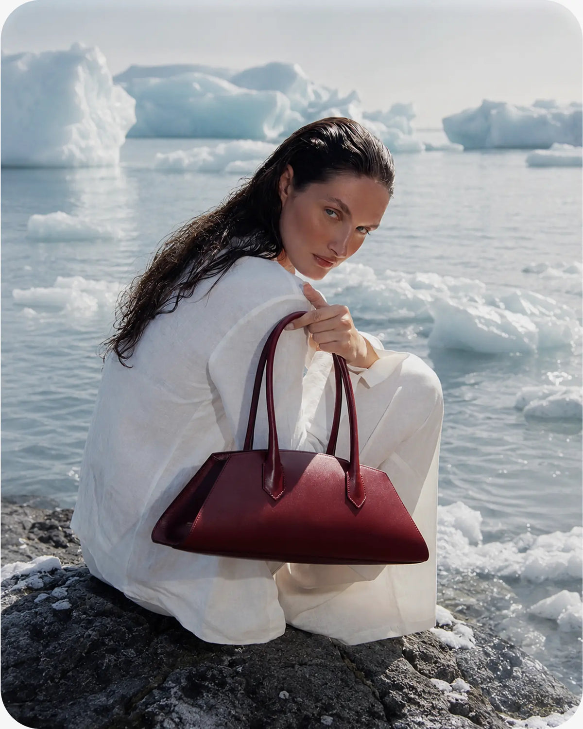 BASSOTTO in Leather Bordeaux
