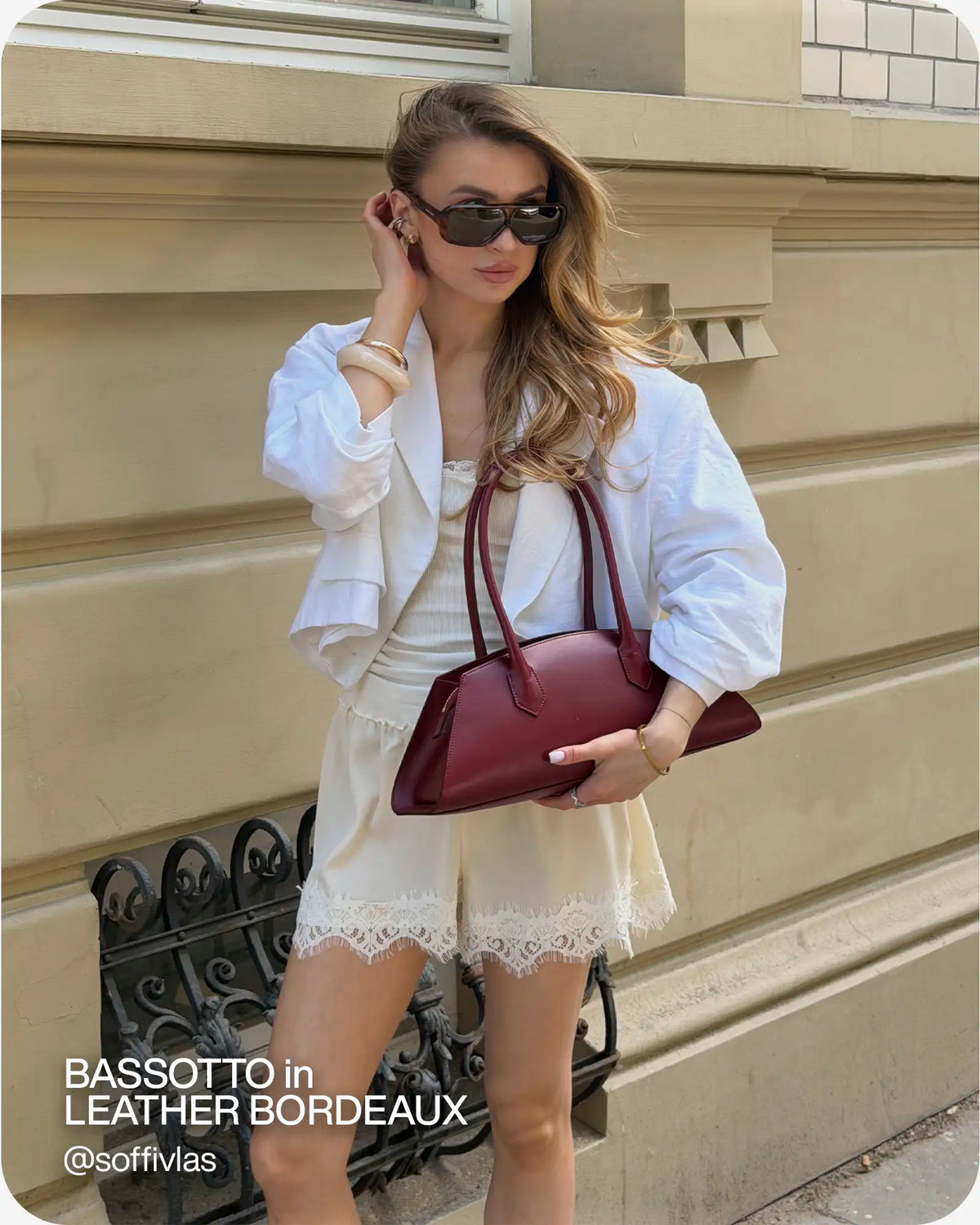 BASSOTTO in Pelle Bordeaux