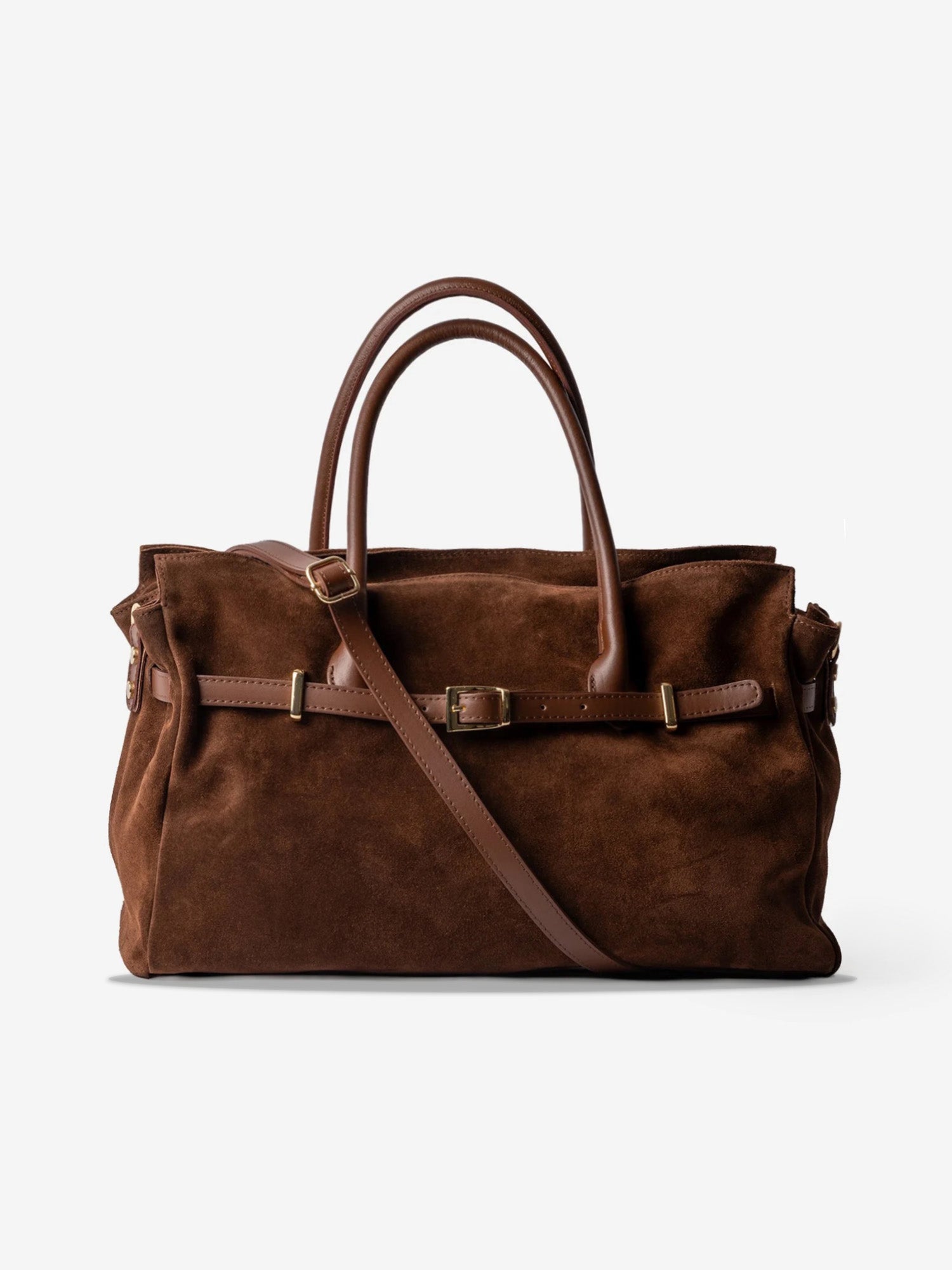 BELLUCCI BROWN SUEDE LEATHER