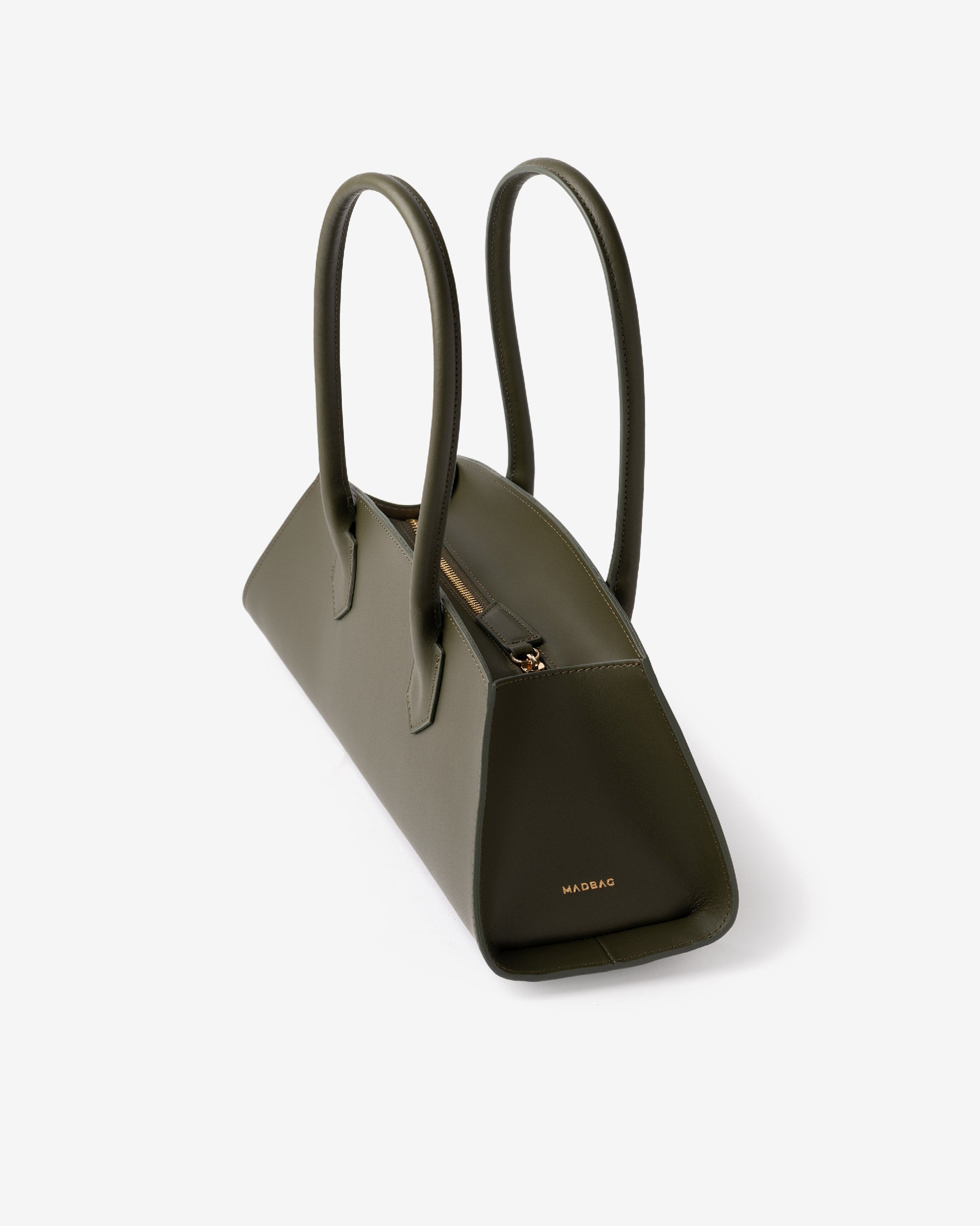 BASSOTTO in Leather Olive Green