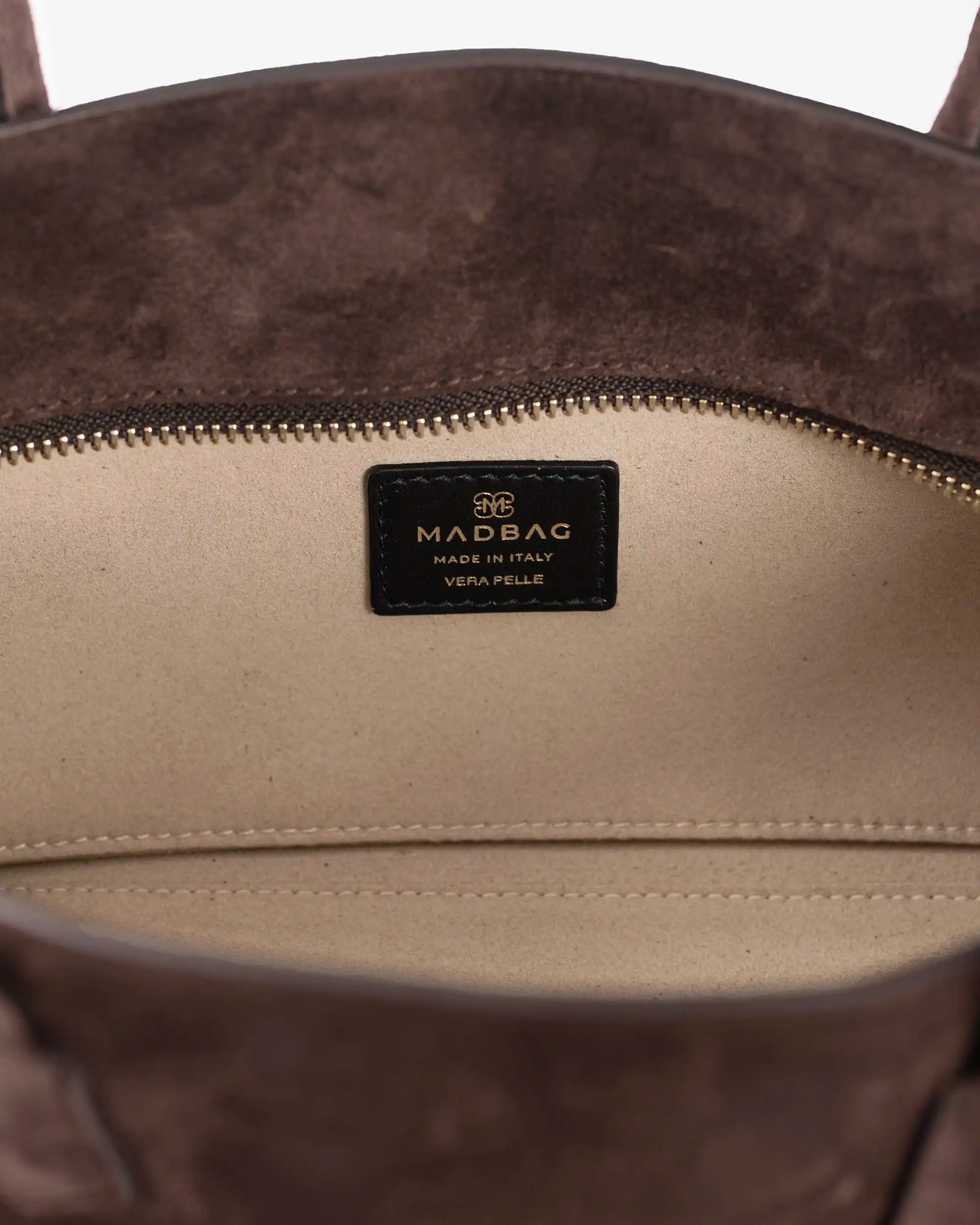 BASSOTTO in suede leather chocolate