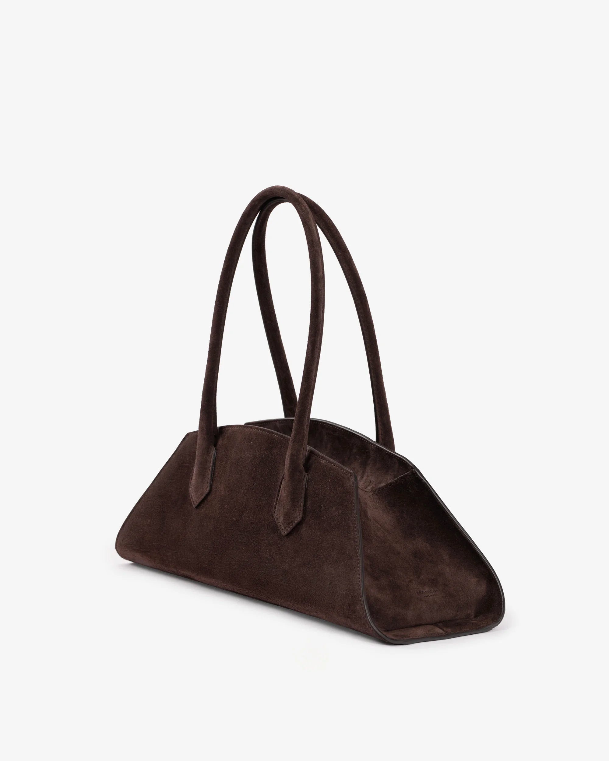 BASSOTTO in suede leather chocolate
