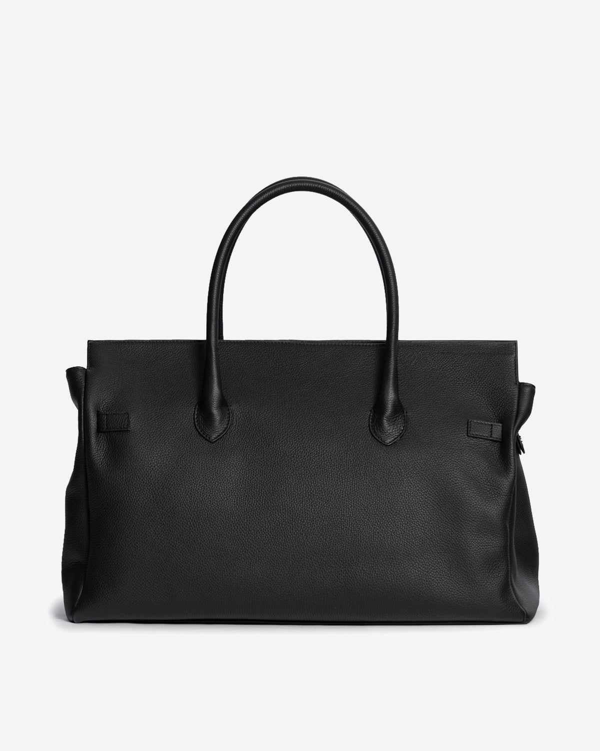 BELLUCCI Tote in pelle dollaro Black & Silver