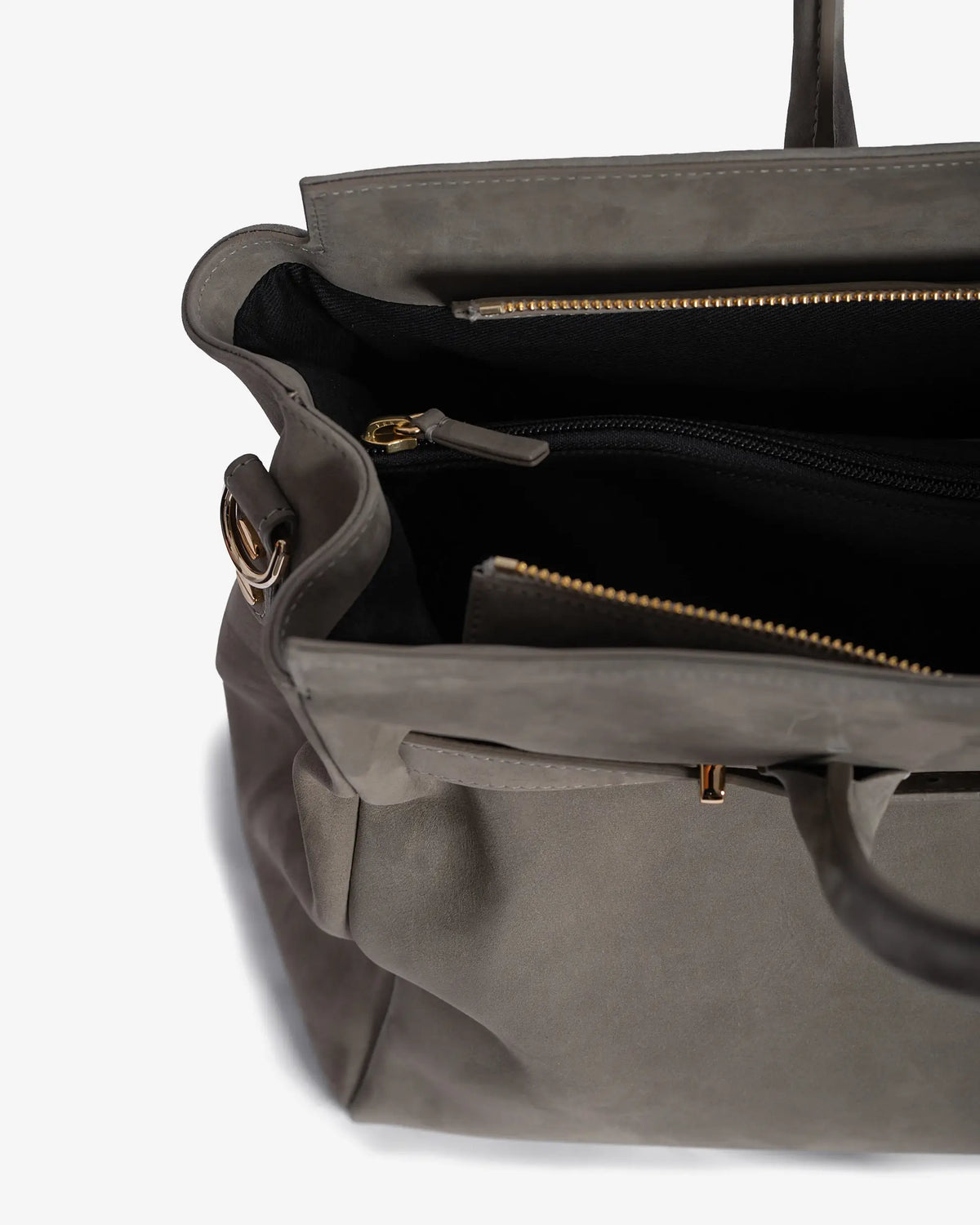 BELLUCCI Tote in Pelle Nubuck Grigio