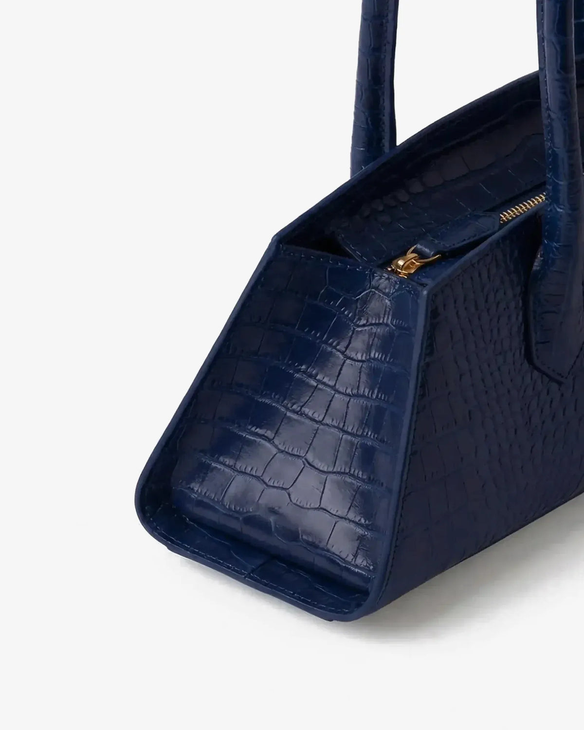 BASSOTTO in Pelle Blue Croc