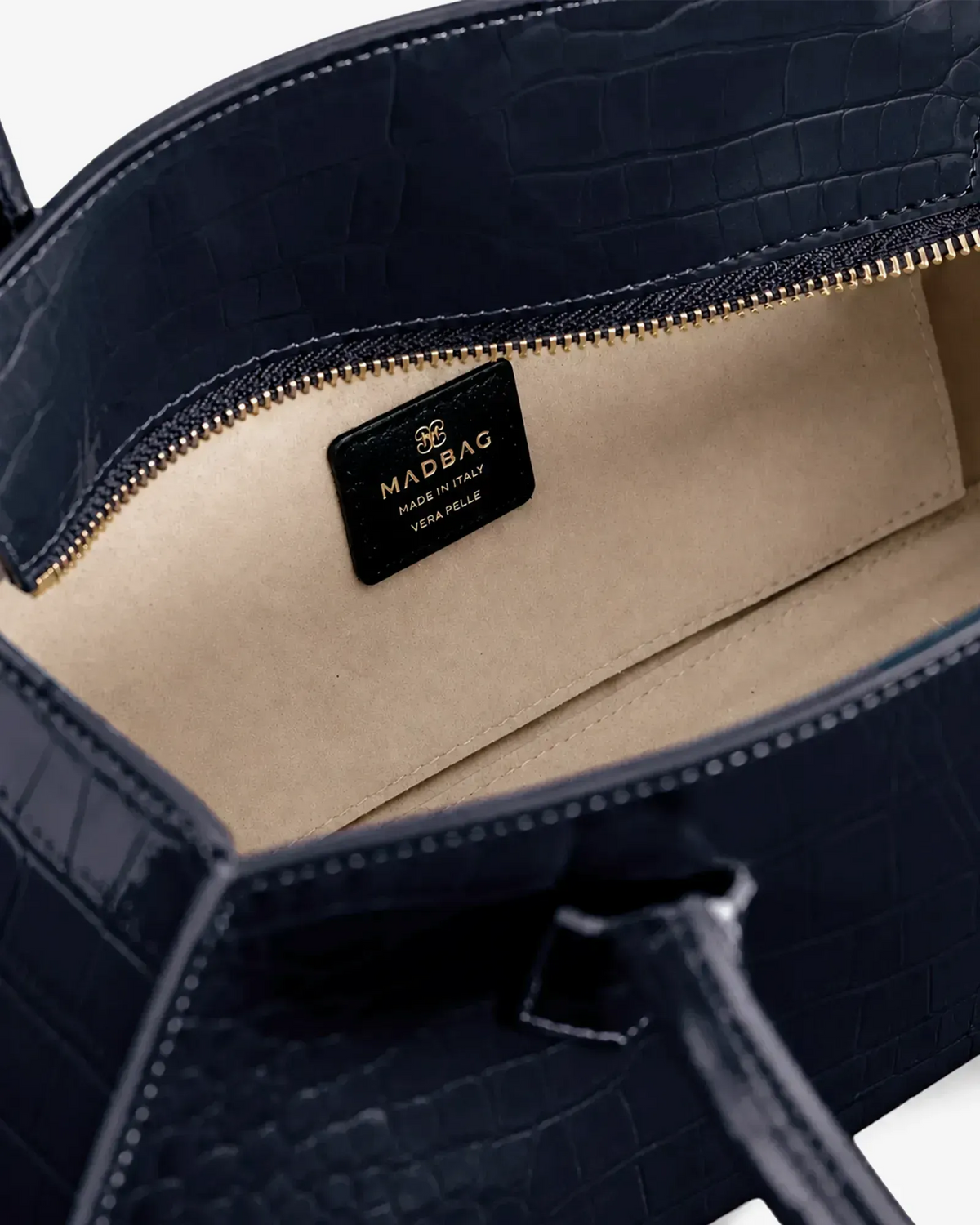 BASSOTTO in Pelle Blue Croc