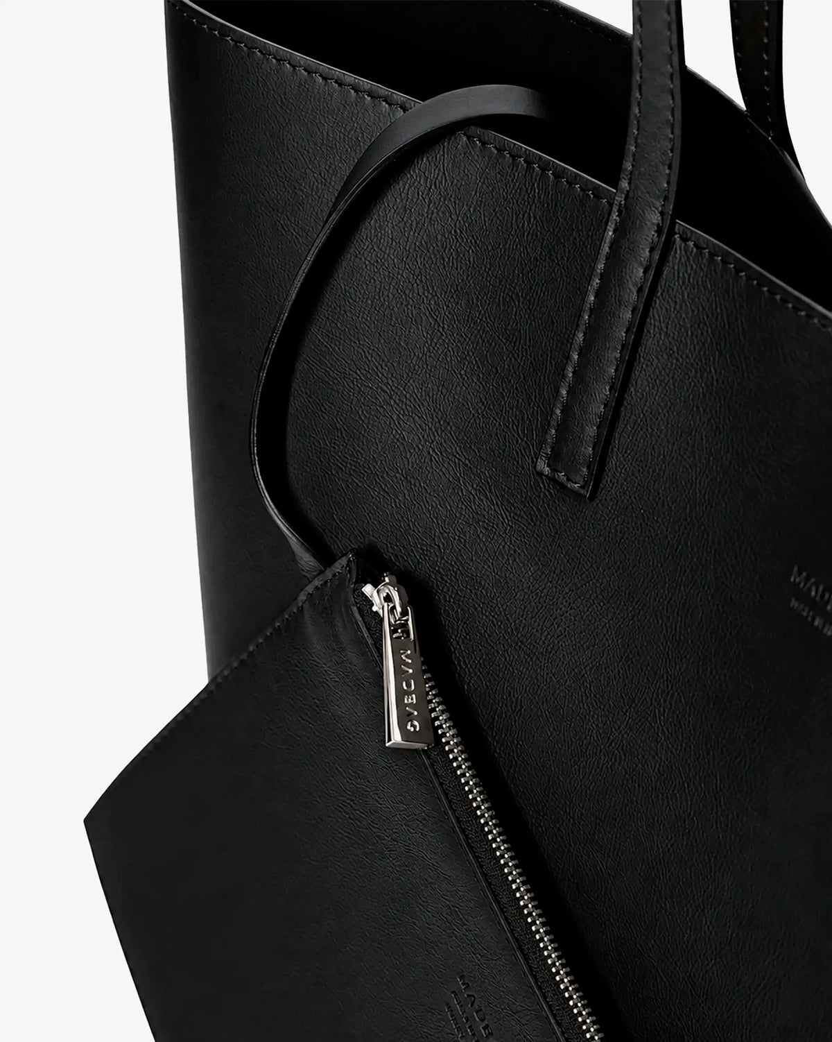 ANIMA Bolso de hombro de piel Sauvage Black