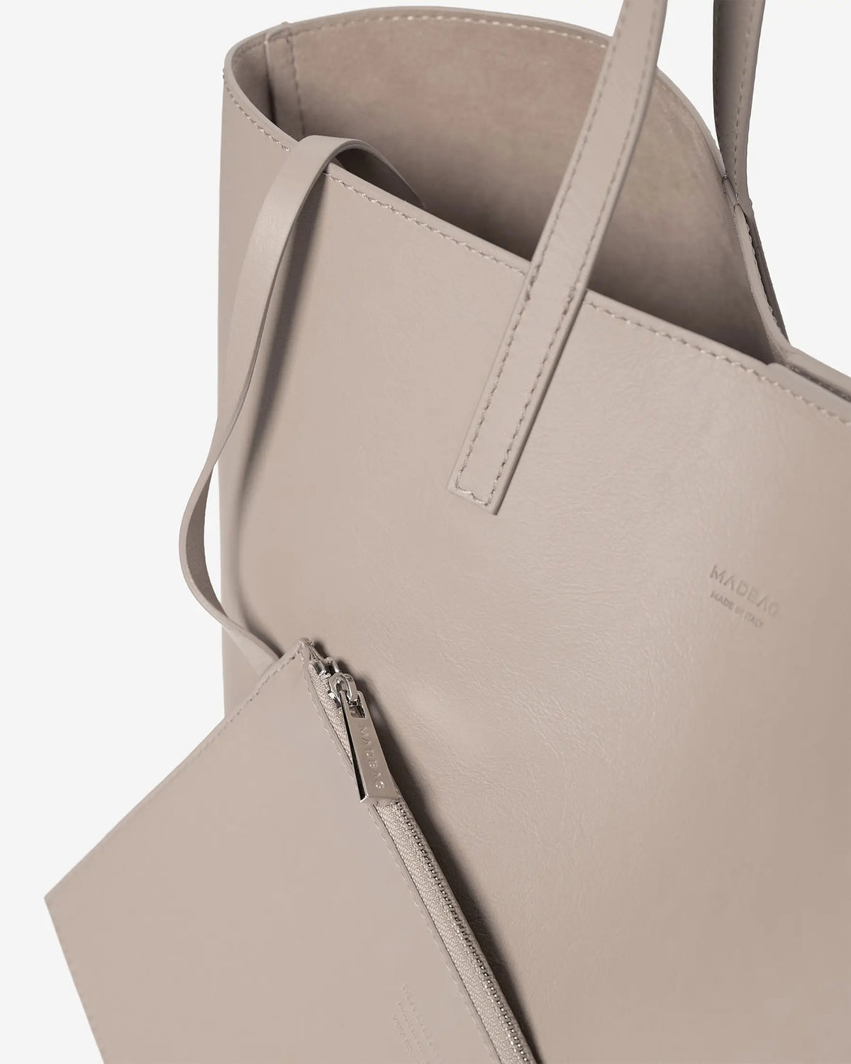 ANIMA Shoulder Bag in Black Sauvage Leather 