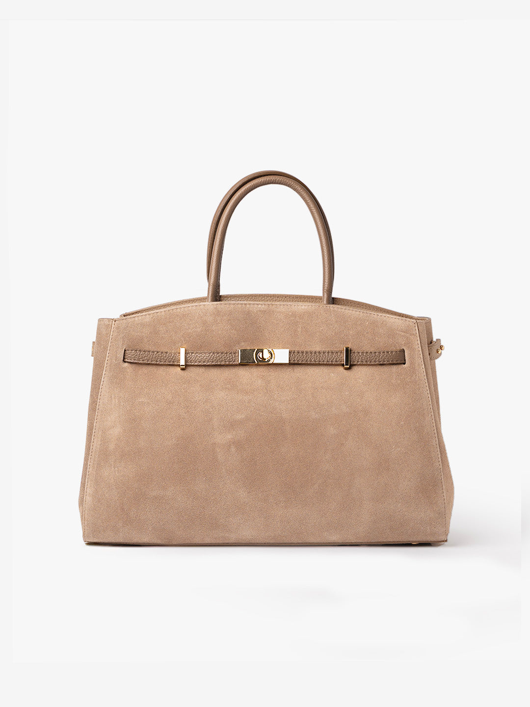 TOTE DIVA in Pelle Sabbia