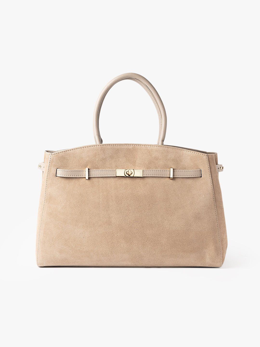 TOTE DIVA in Suede Sand