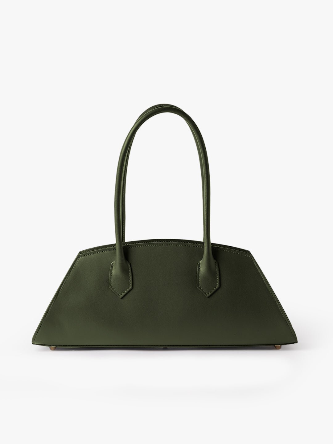 BASSOTTO in Leather Olive Green