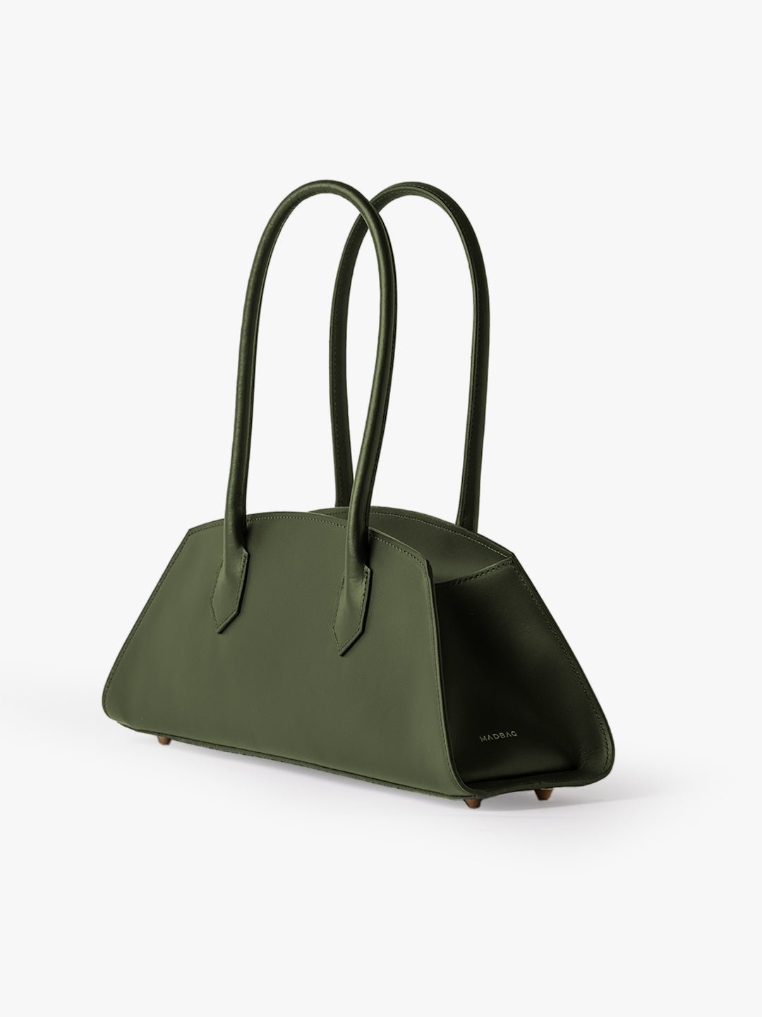 BASSOTTO in Leather Olive Green