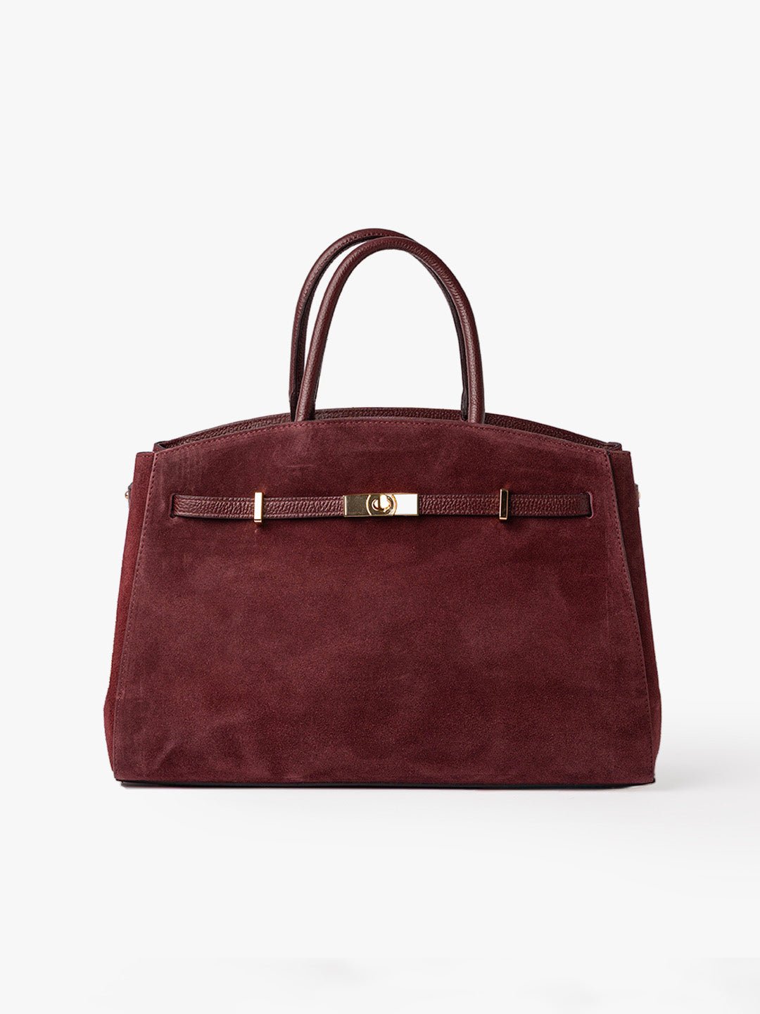 TOTE DIVA in Pelle Bordeaux