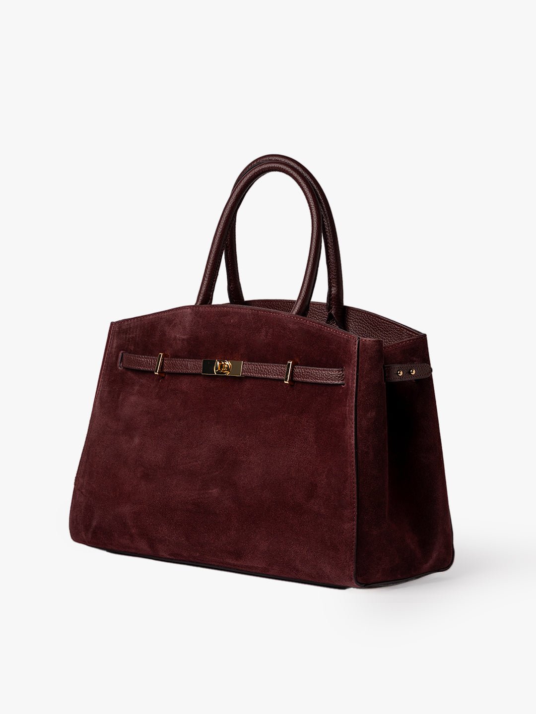 TOTE DIVA in Bordeaux Leather