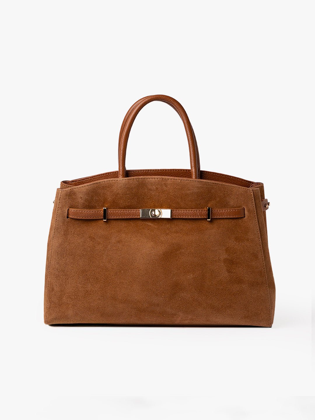 TOTE DIVA in Pelle Camel