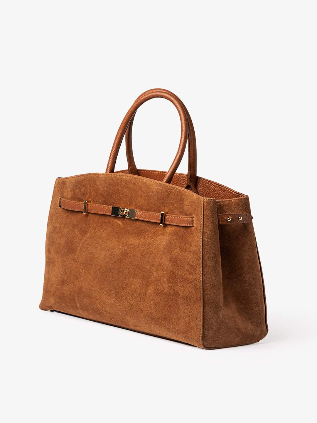 TOTE DIVA in Camel Leather