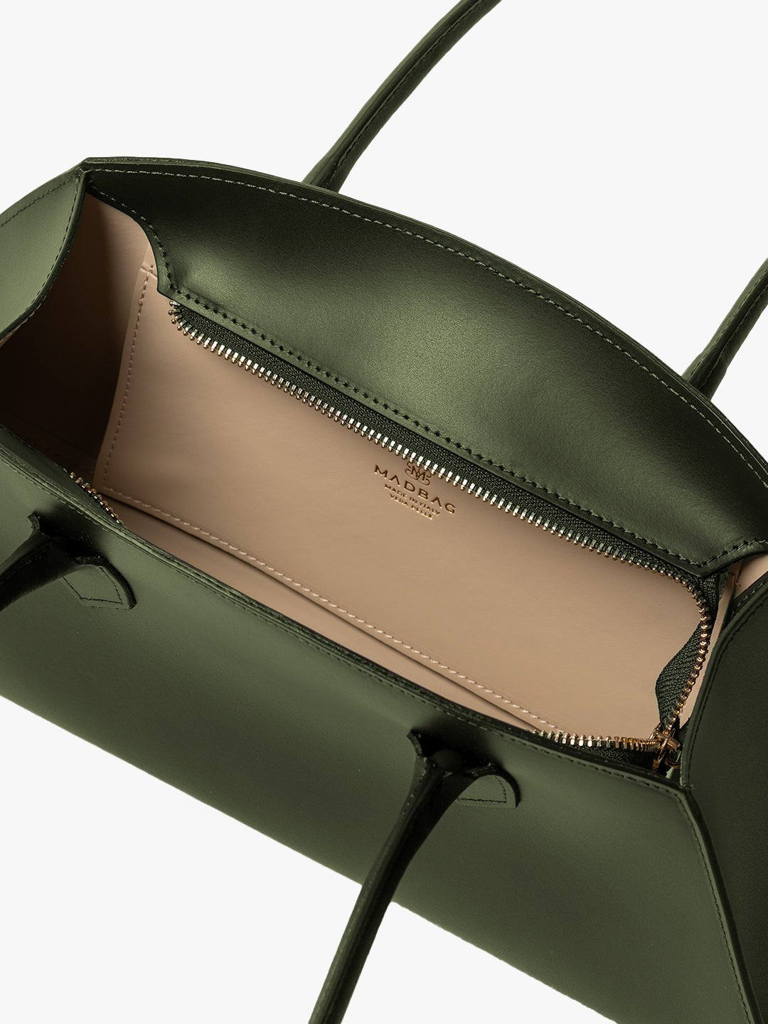BASSOTTO in Leather Olive Green