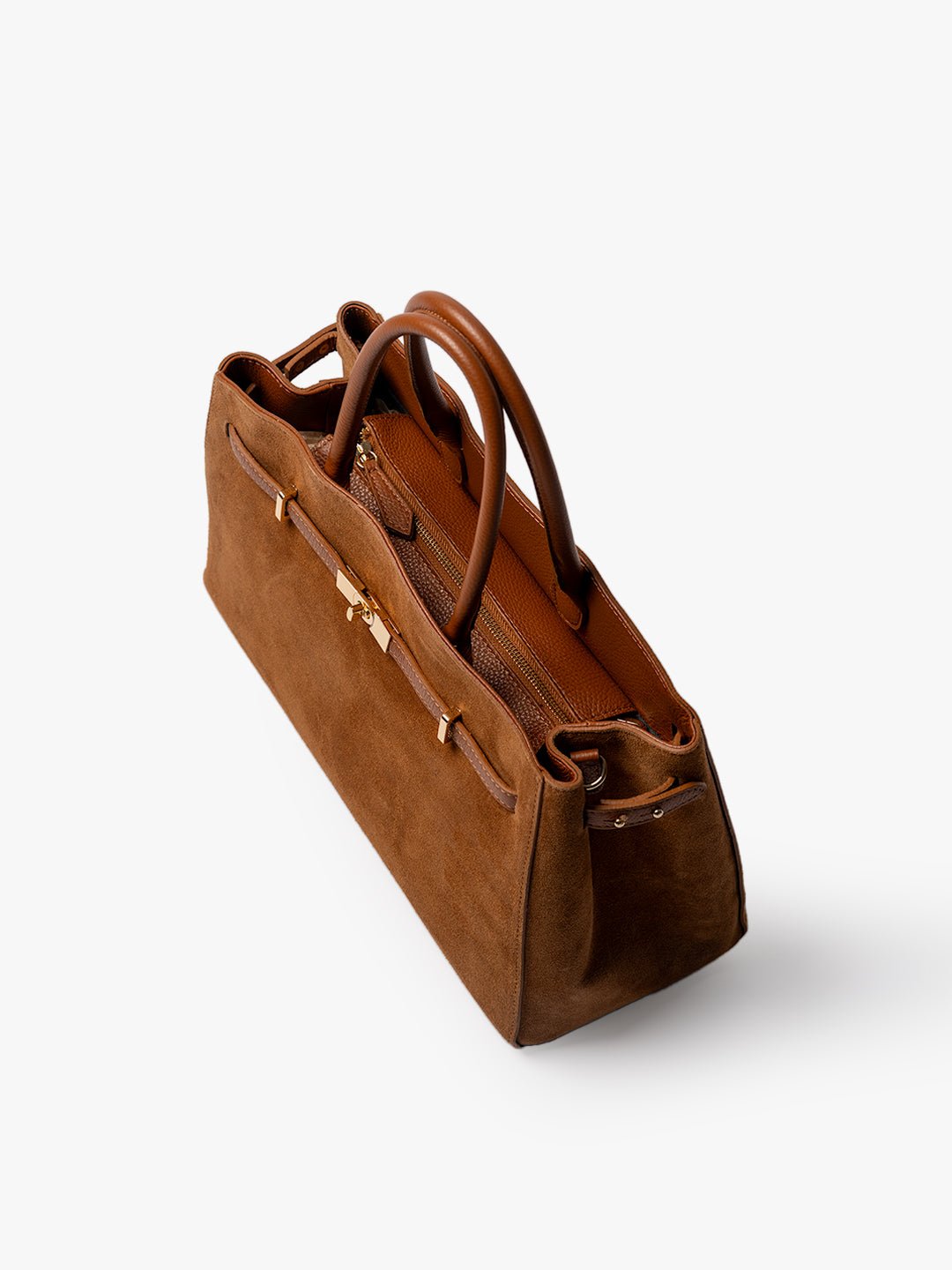TOTE DIVA in Camel Leather