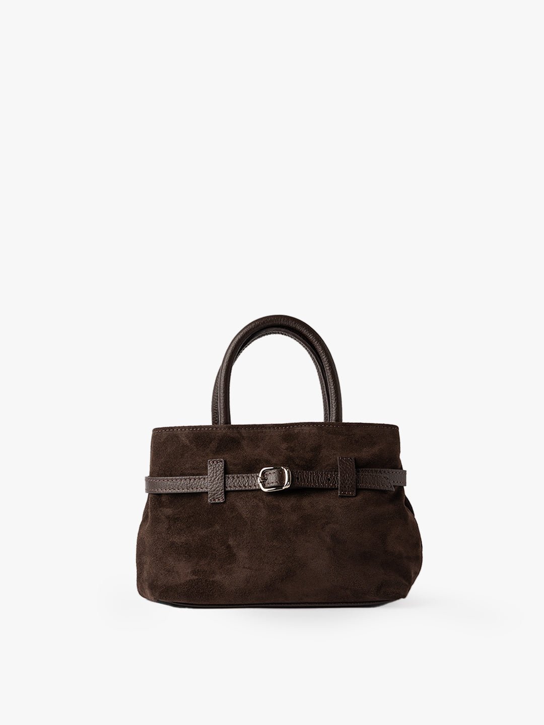 BABY DIVA in Pelle Suede Dark Moka