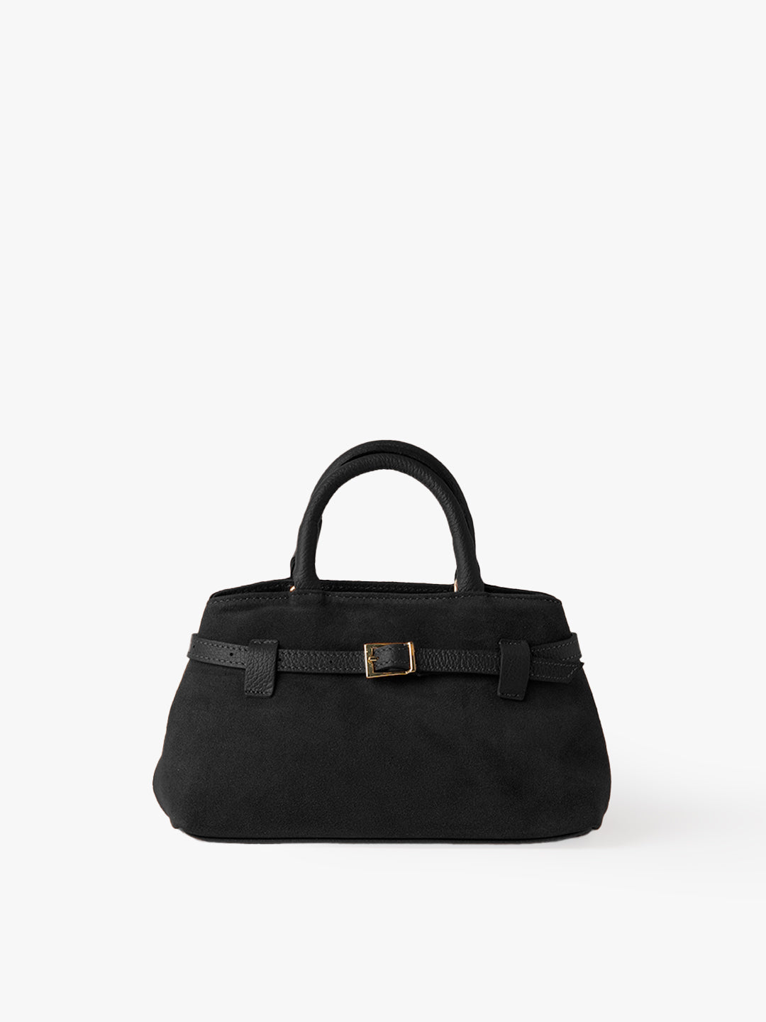 BABY DIVA SWAG in Pelle Suede Nera