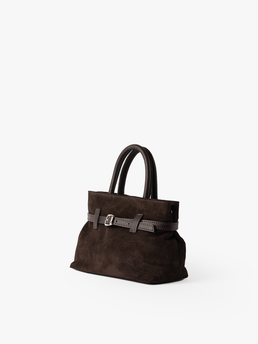 BABY DIVA in Pelle Suede Dark Moka