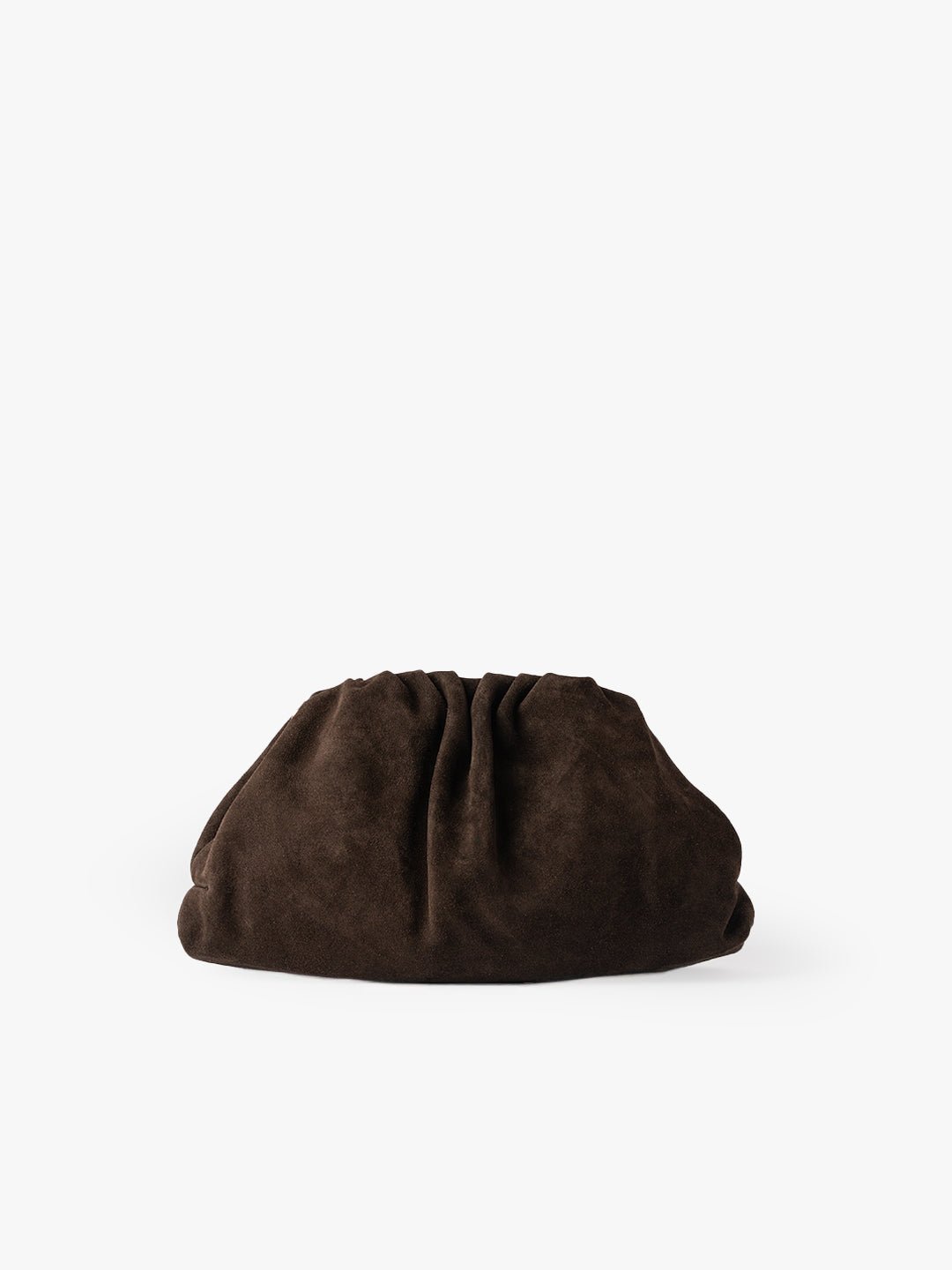 POCHETTE NINA in Pelle Suede Dark Moka