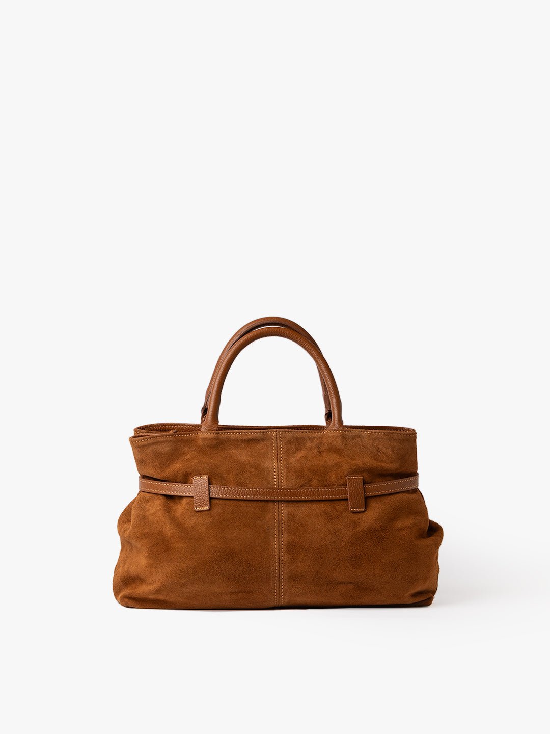 MEDIUM BELLUCCI in Suede Camel 