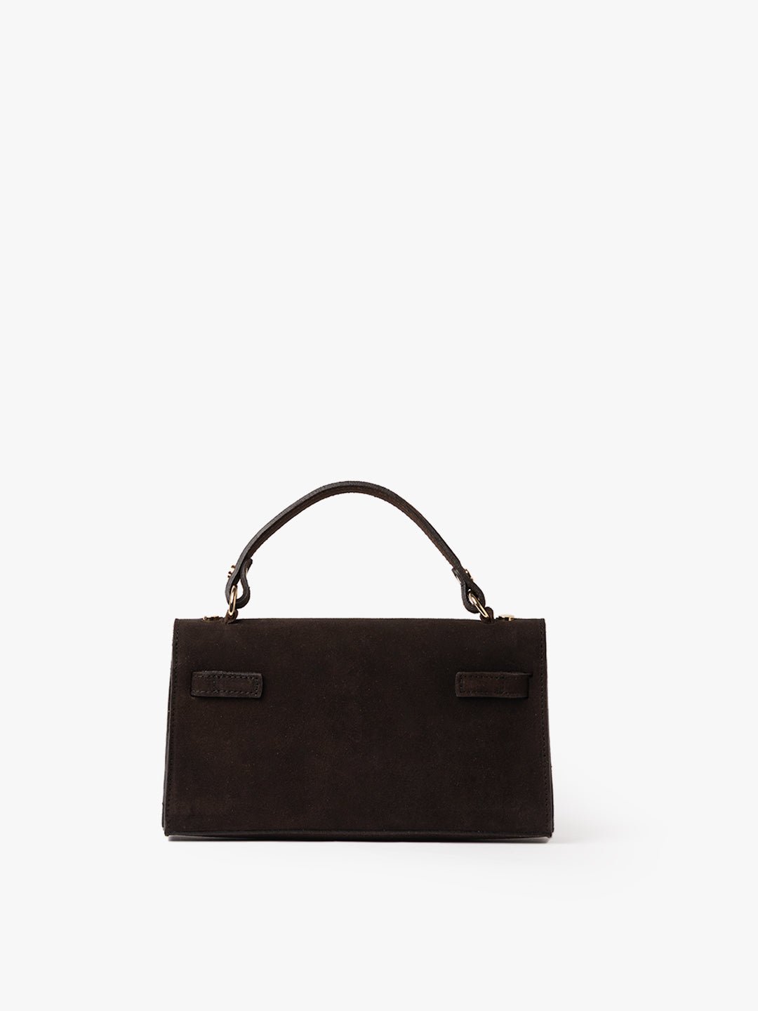 CLUTCH CITY in Suede Dark Moka
