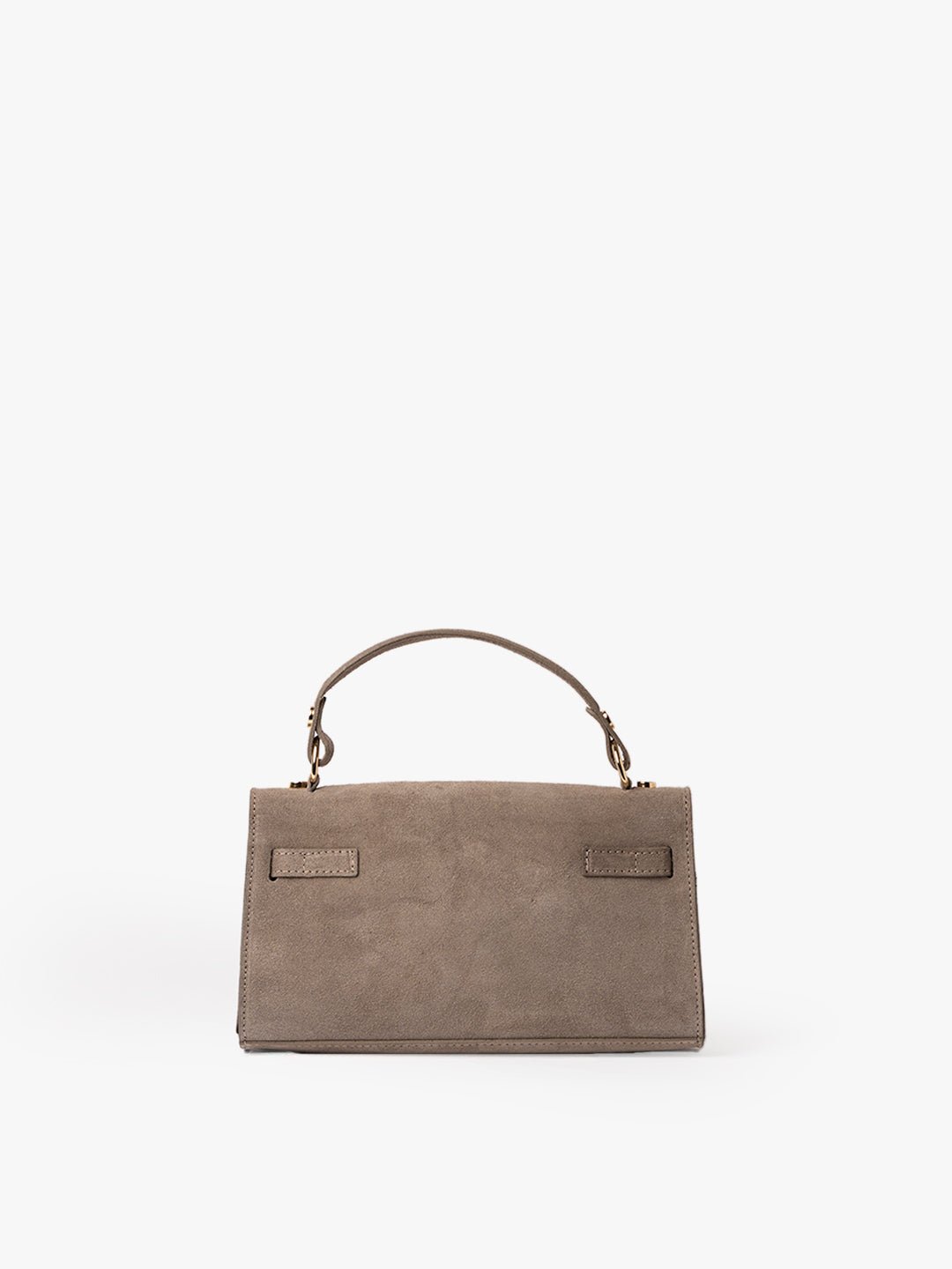 CLUTCH CITY in Suede Toupe