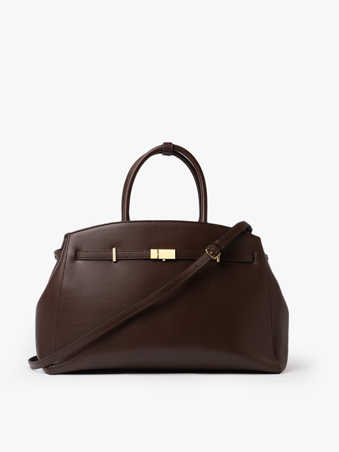 TOTE DIVA in Leather Chocolate