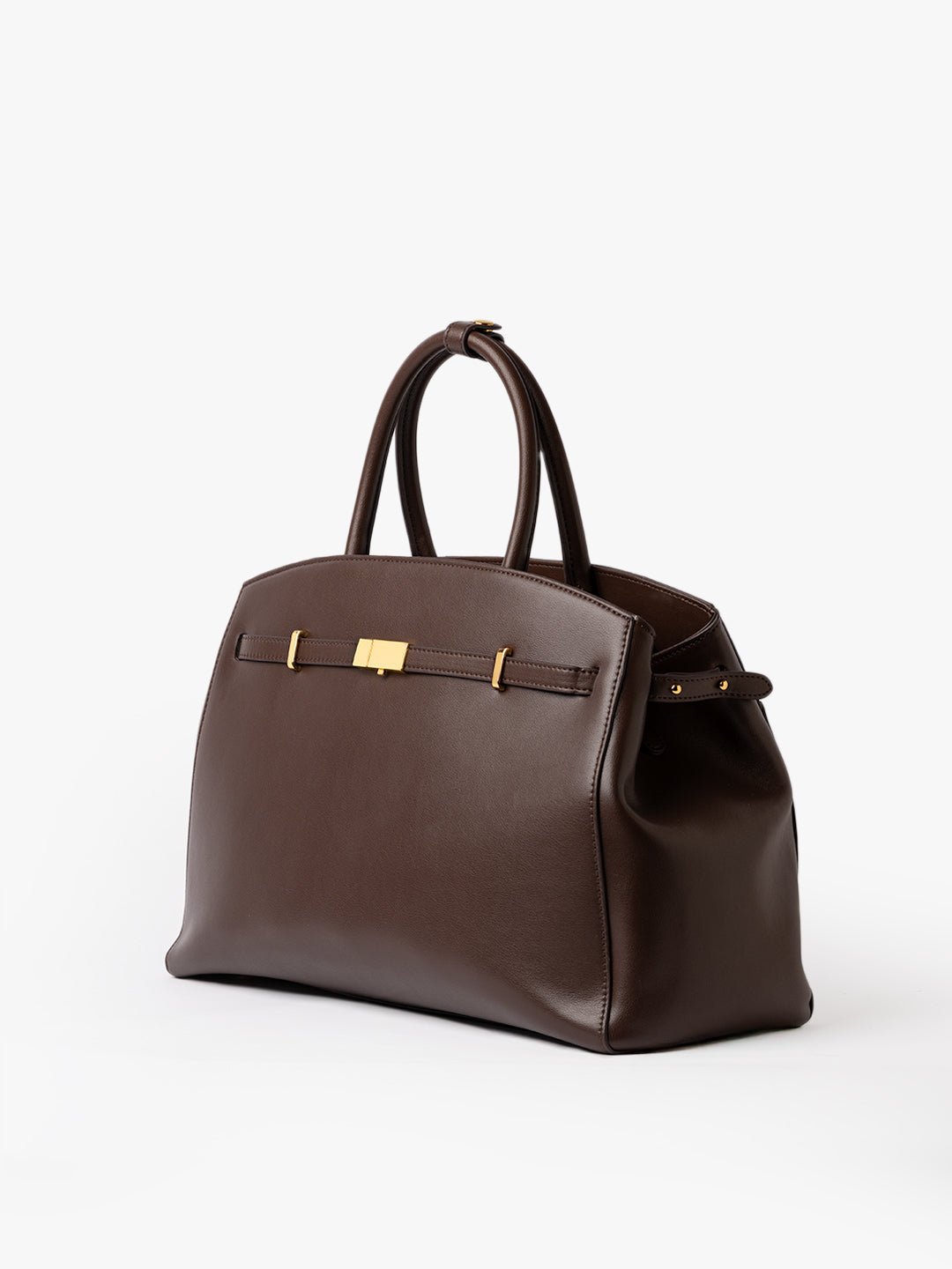 TOTE DIVA in Leather Chocolate