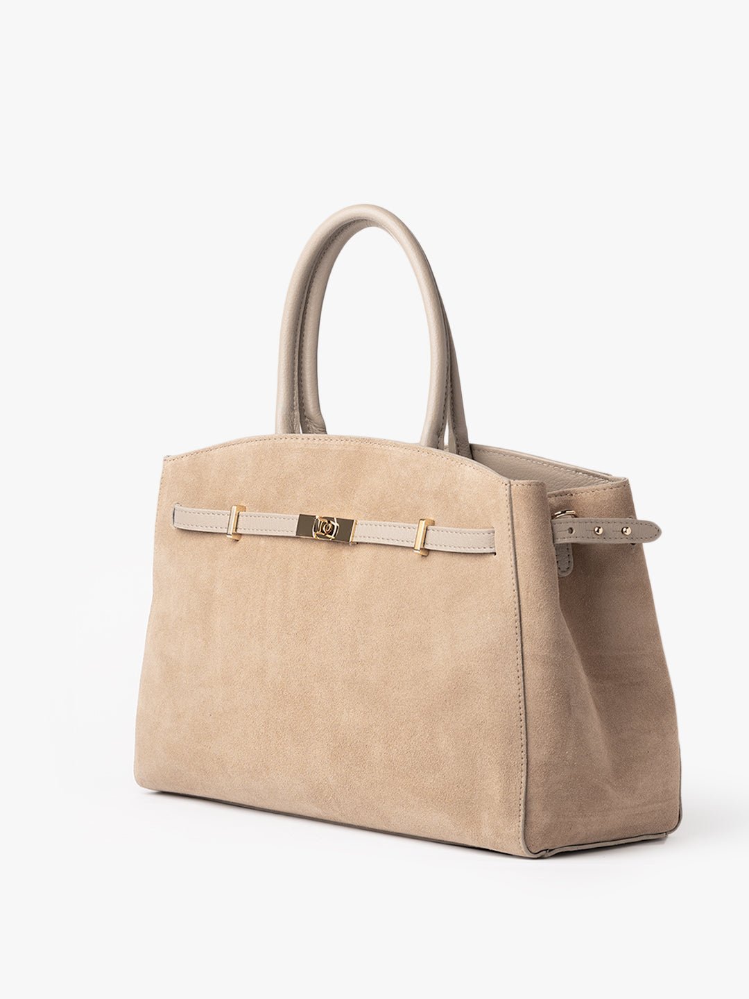 TOTE DIVA in Suede Sand