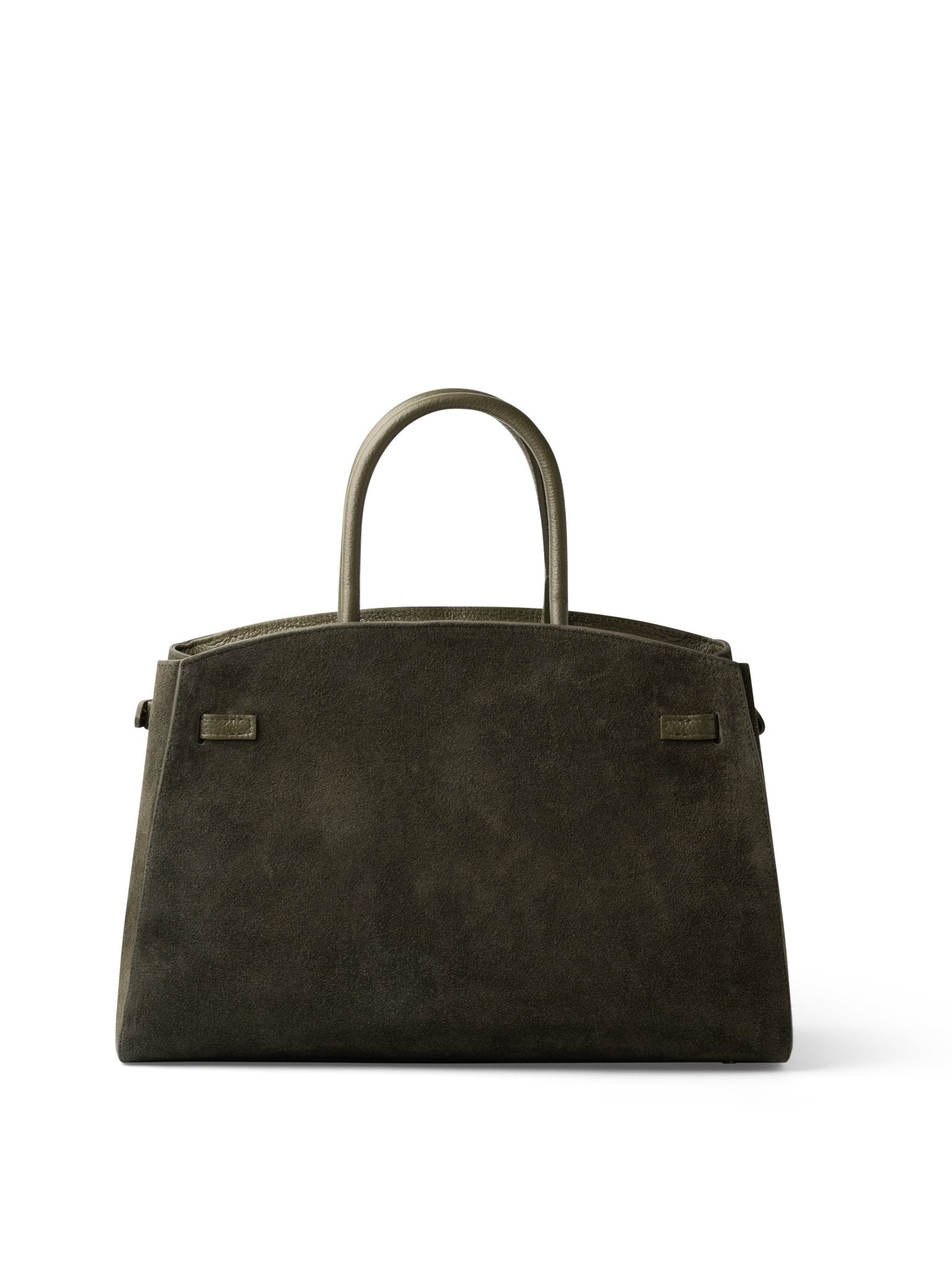 TOTE DIVA in Suede Verde Oliva