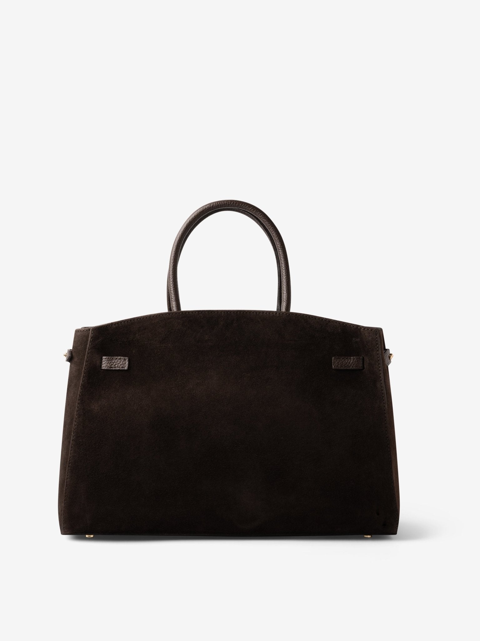 TOTE DIVA in Suede Dark Moka