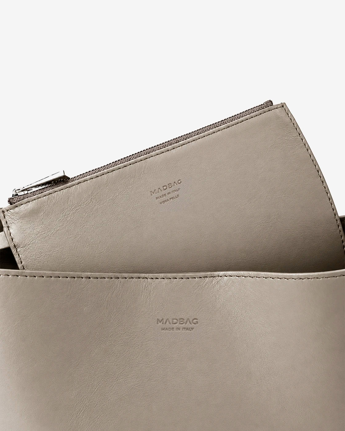 DOLCE VITA Hobo Bag in Pelle Sauvage Oatmeal