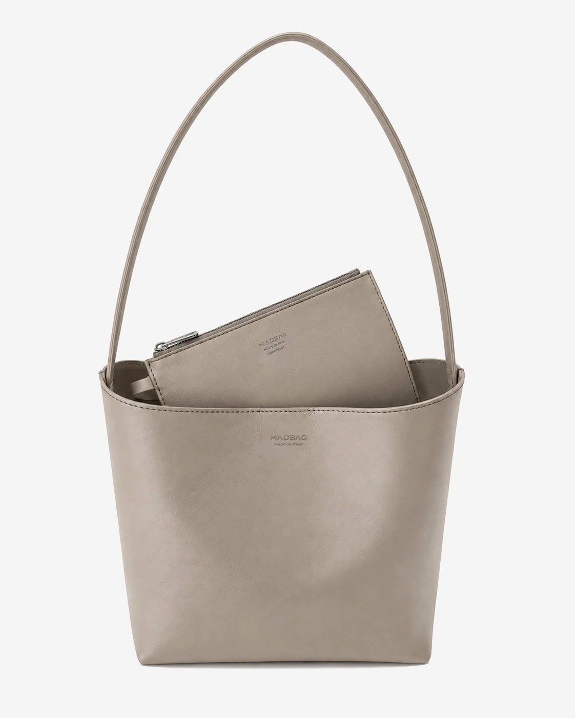 DOLCE VITA Hobo Bag in Pelle Sauvage Oatmeal