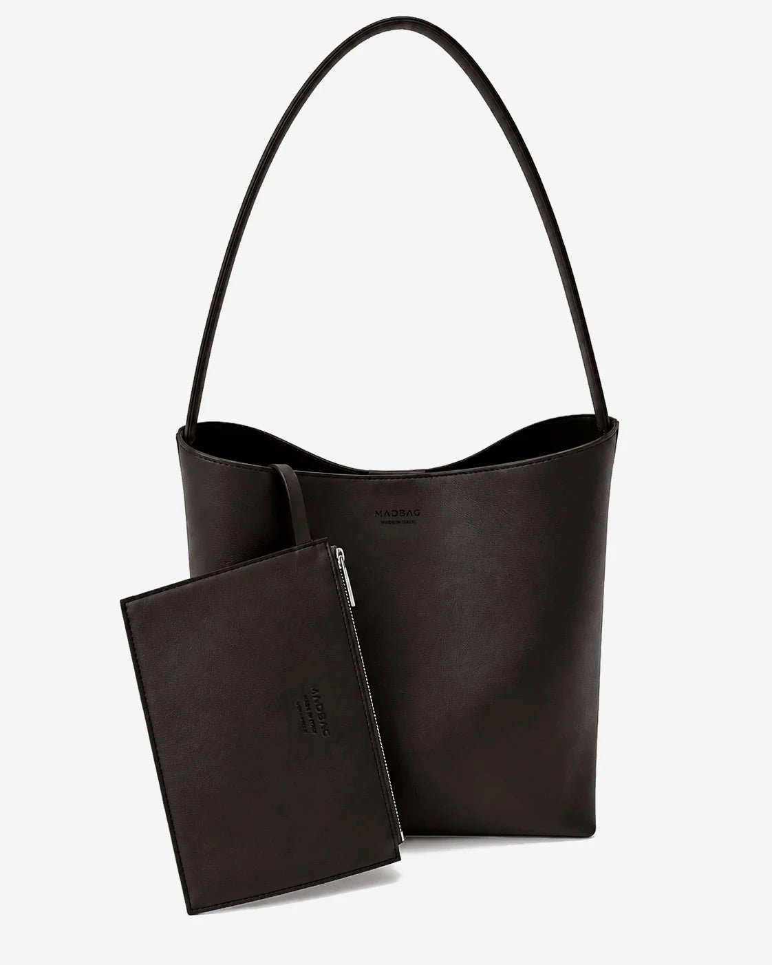 DOLCE VITA Hobo Bag en cuir Sauvage Espresso