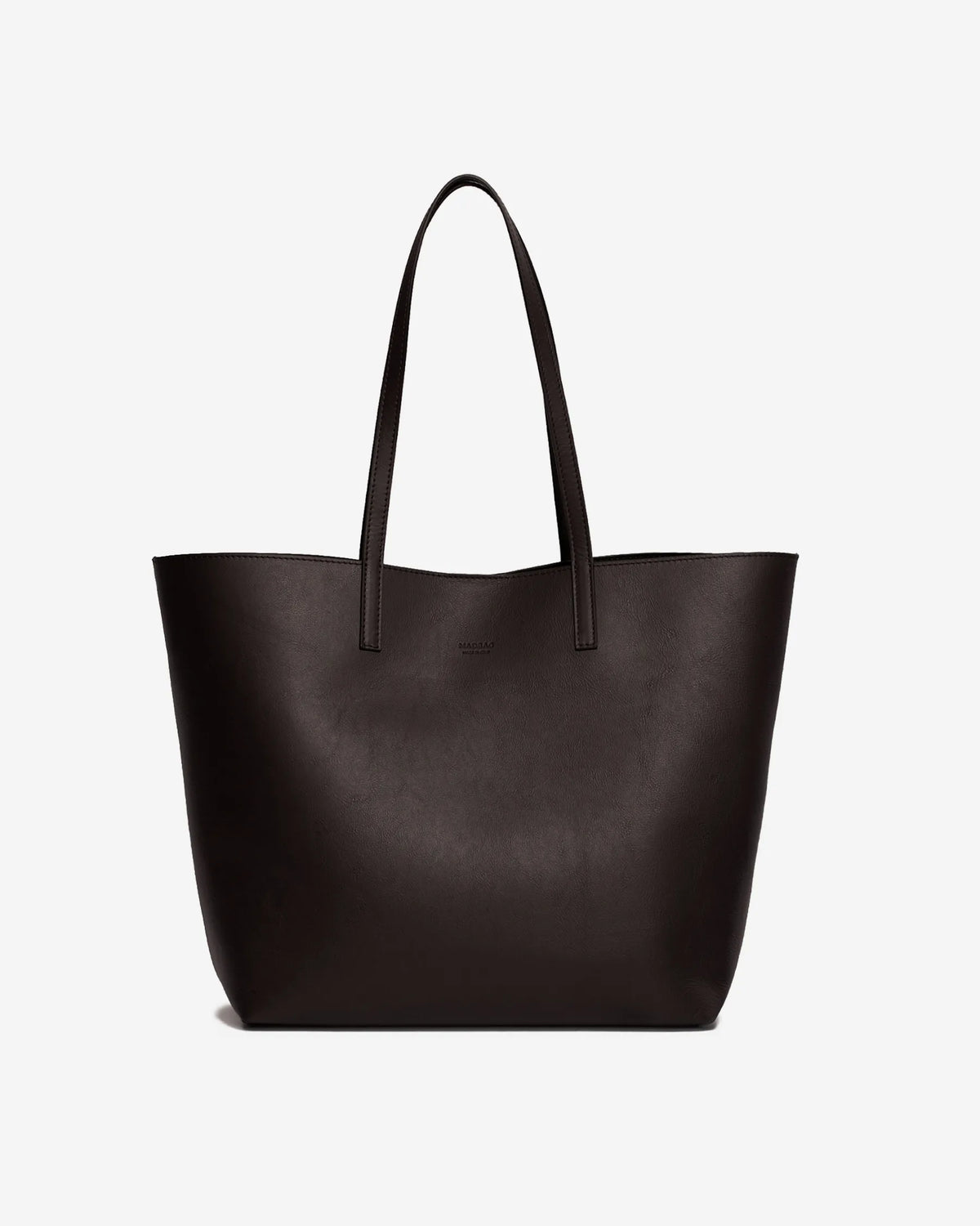 ANIMA Shoulder Bag in Black Sauvage Leather 