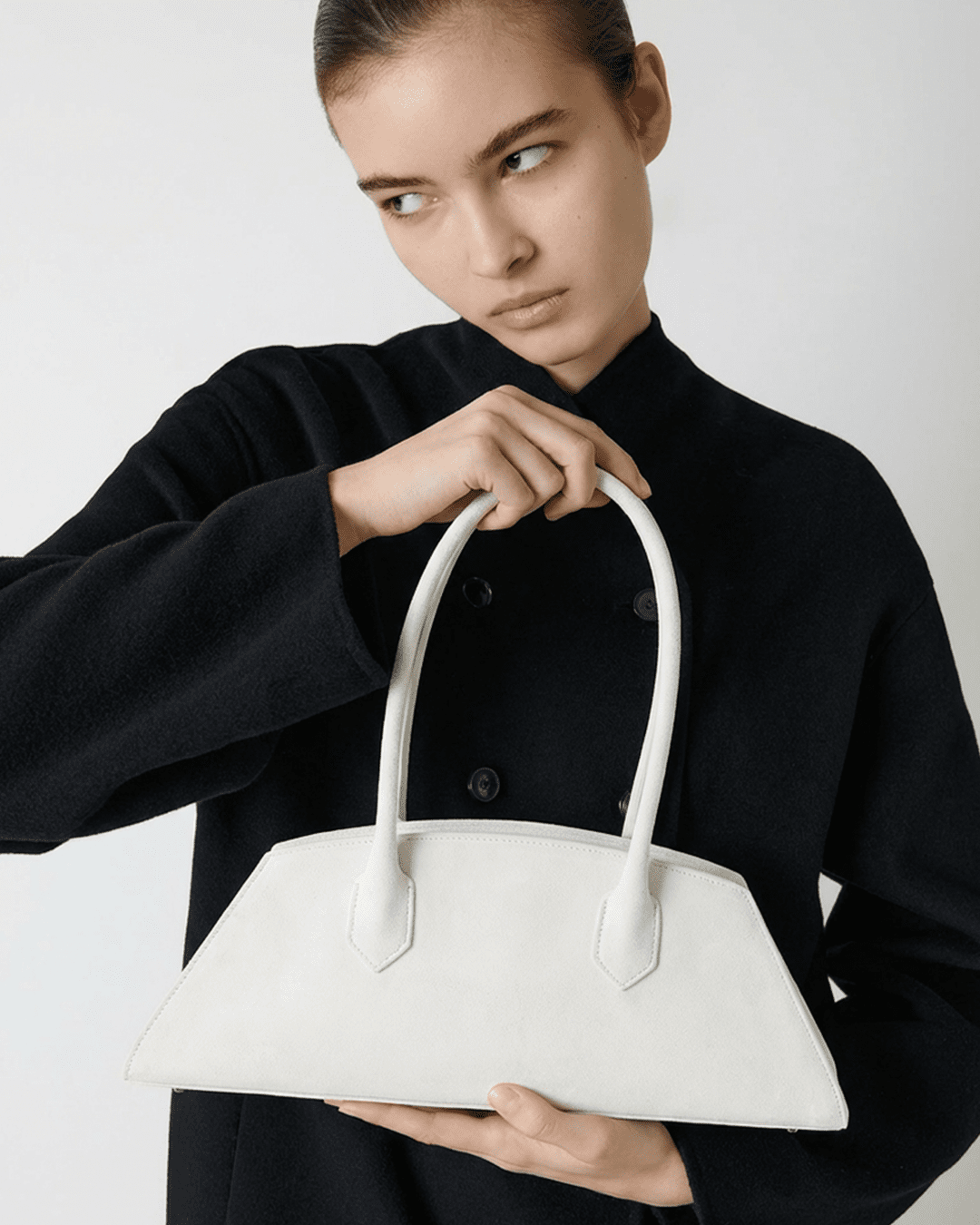 BASSOTTO in Leather Cloud Dancer