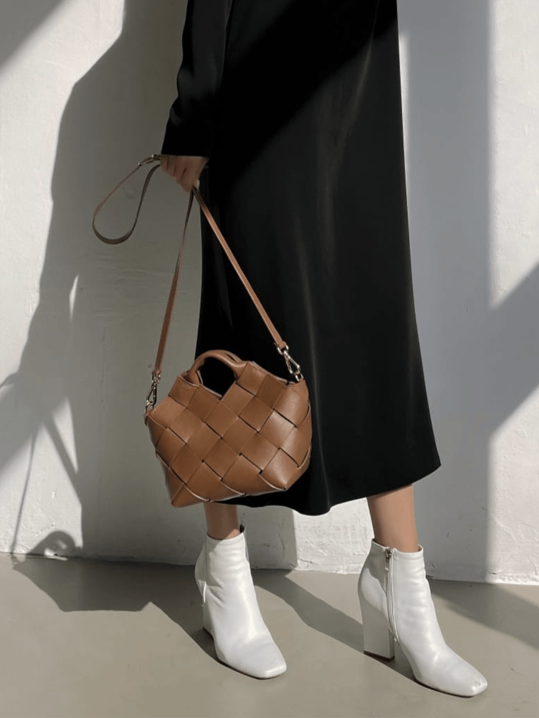 MINA Nappa Leather Cognac