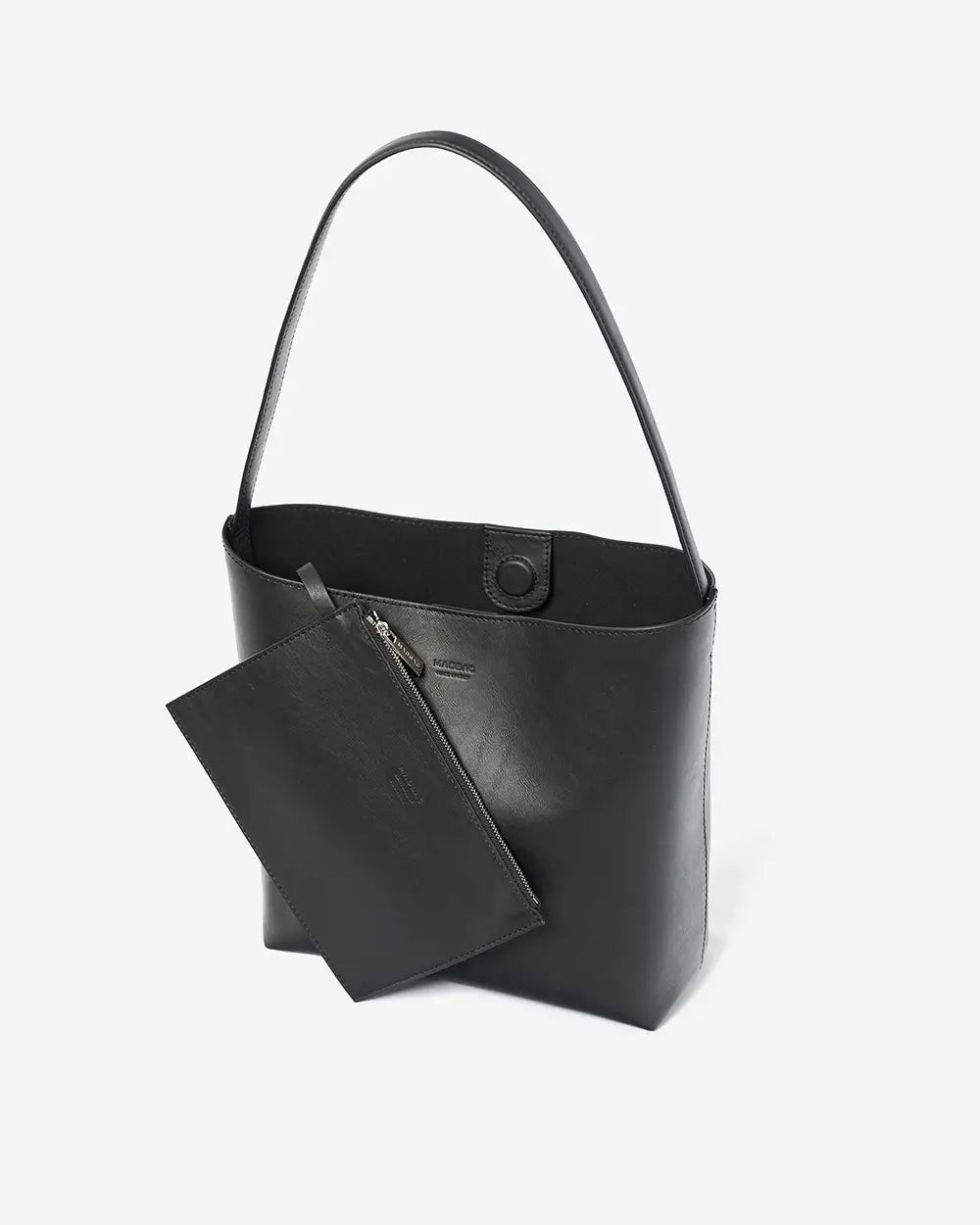 DOLCE VITA Hobo Bag de piel Sauvage Black