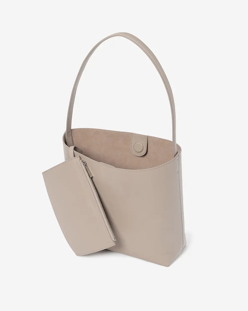 DOLCE VITA Hobo Bag in Pelle Sauvage Oatmeal