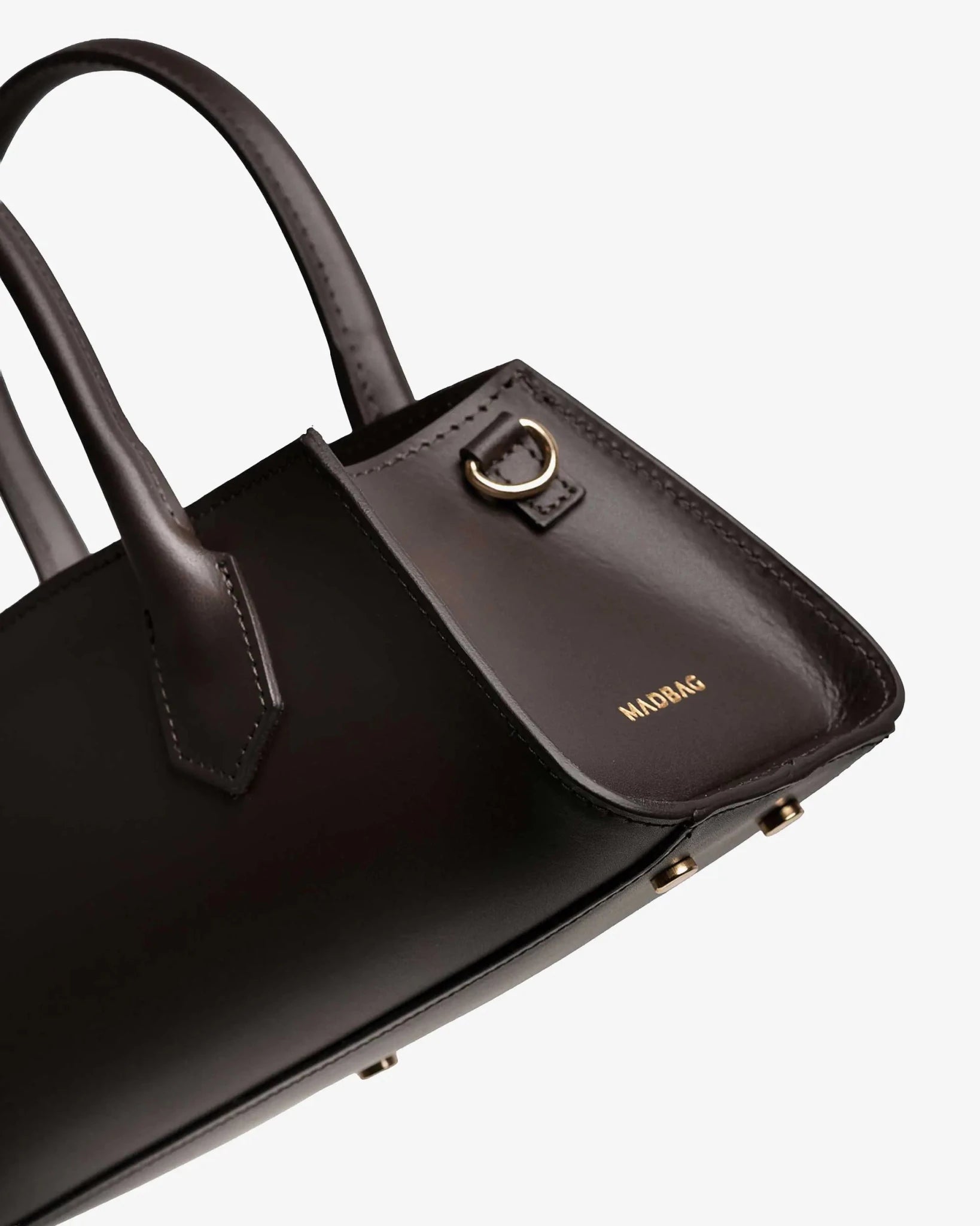 Small Bassotto in Leather Chocolate